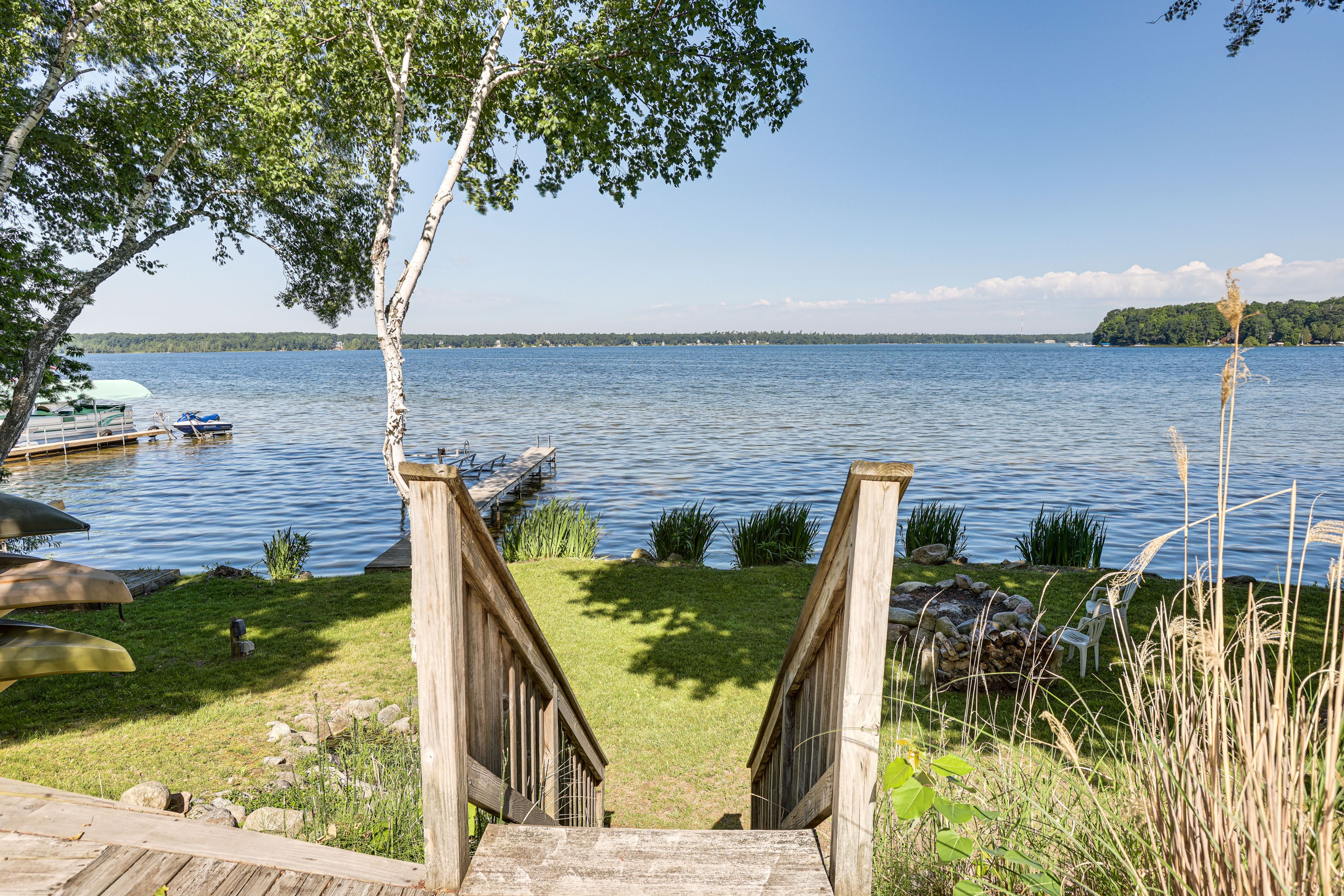 Steps to Lake