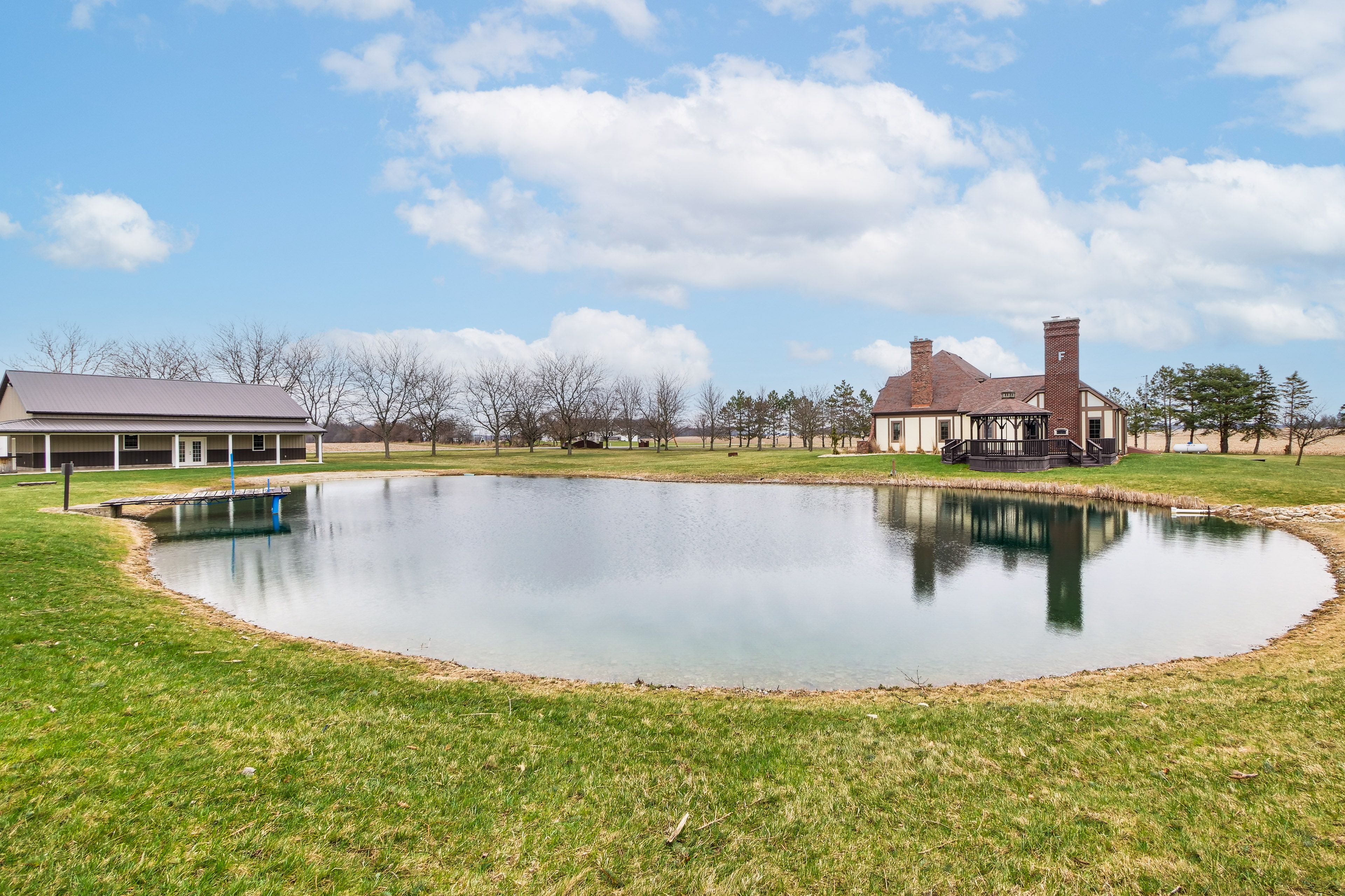 Spacious Yard | Shared Pond