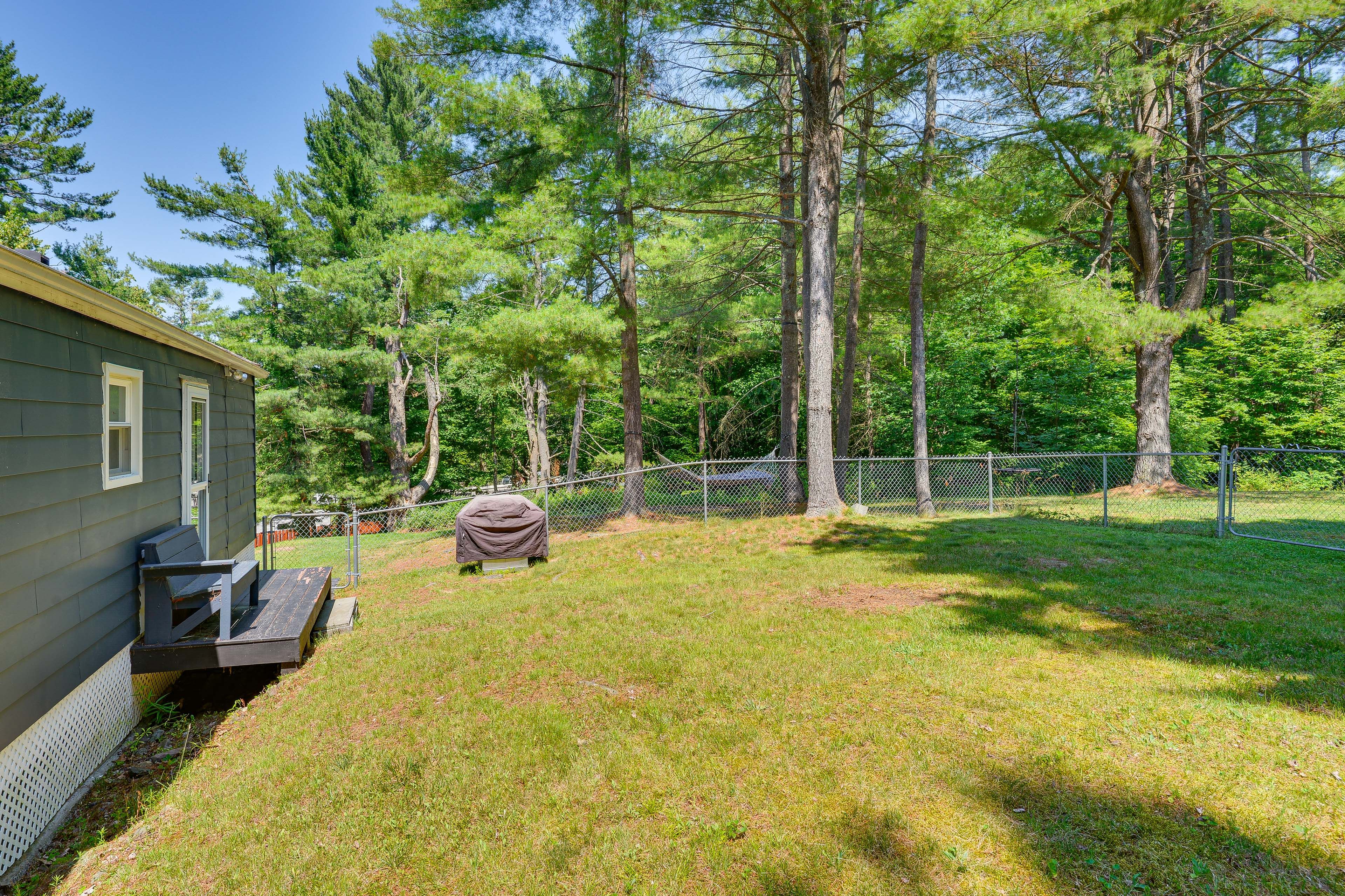Fenced Yard | Gas Grill