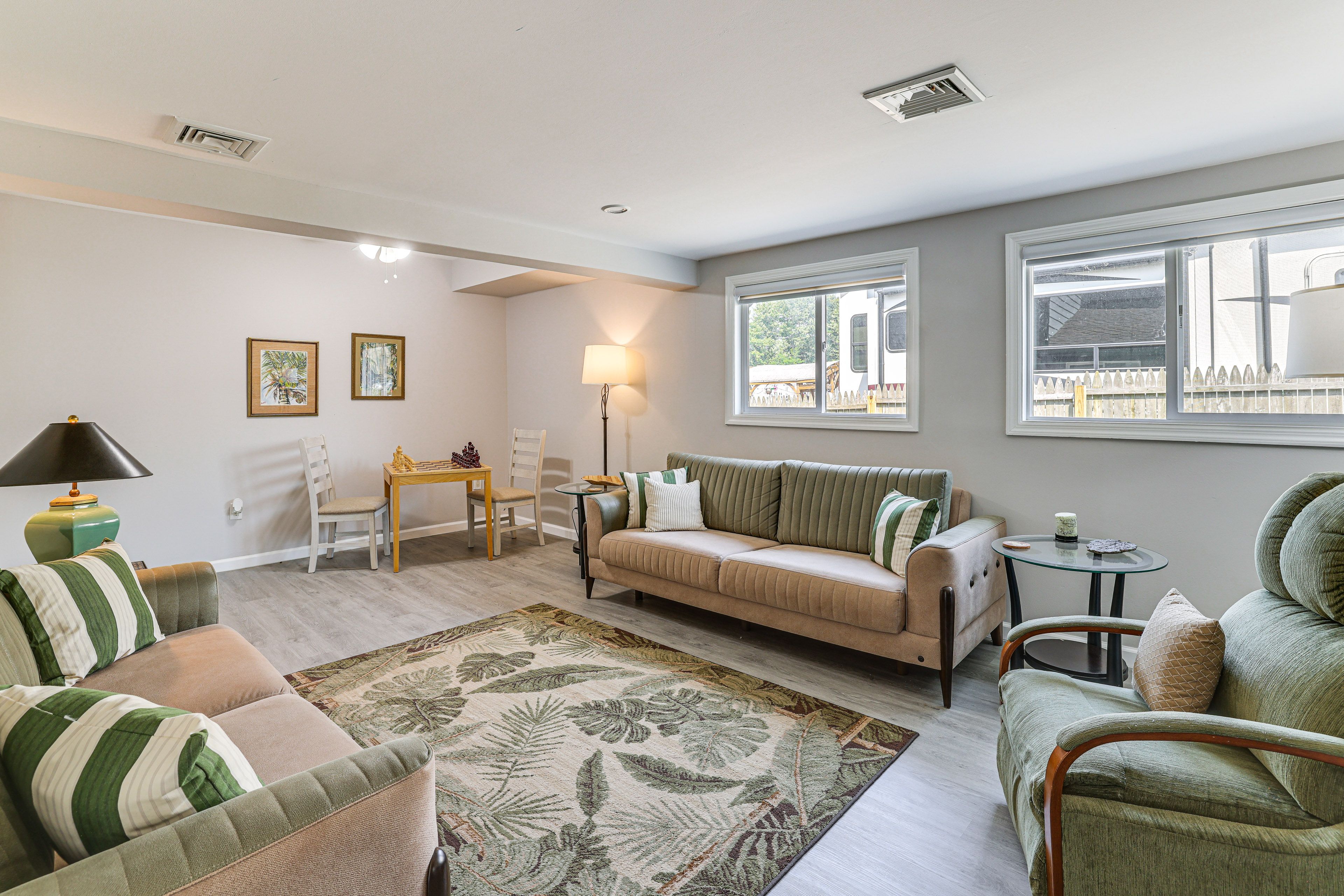 Den | 1st Floor | 2 Full Futons | Smart TV