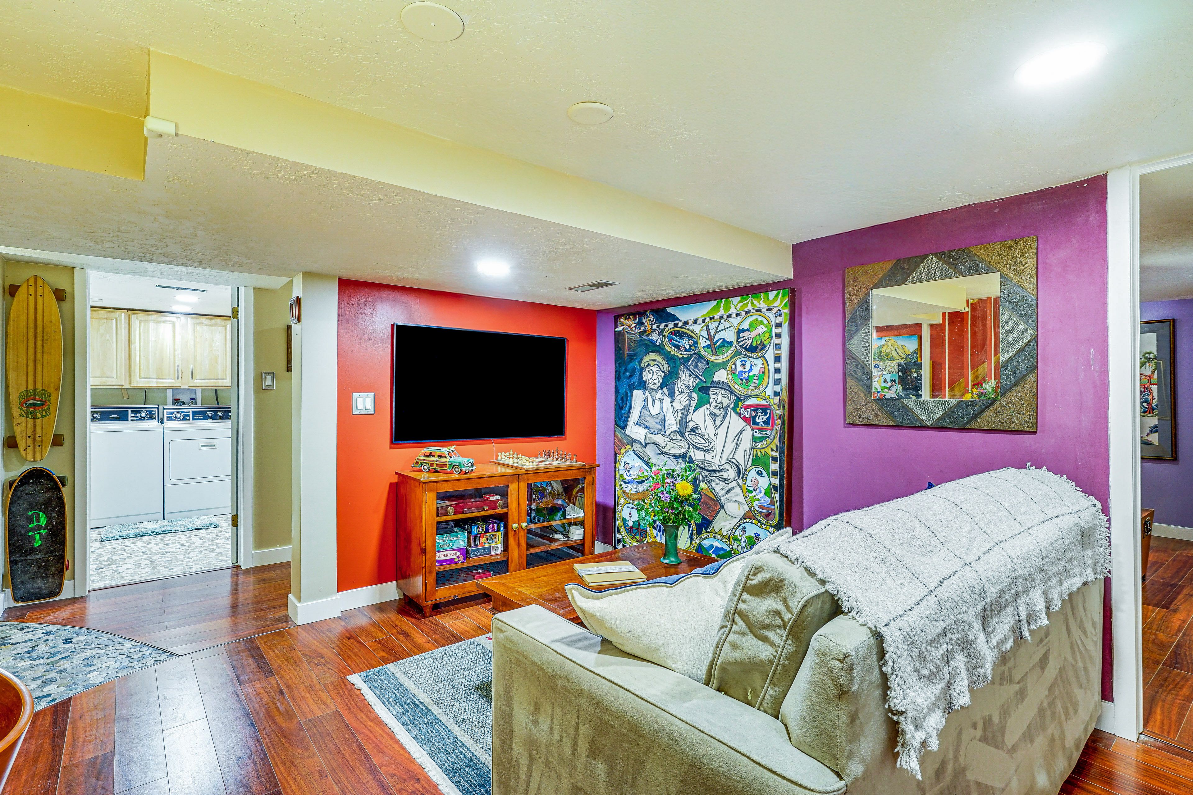 Salt Lake City Vacation Rental | 2BR | 1BA | 1,100 Sq Ft | Stairs Required