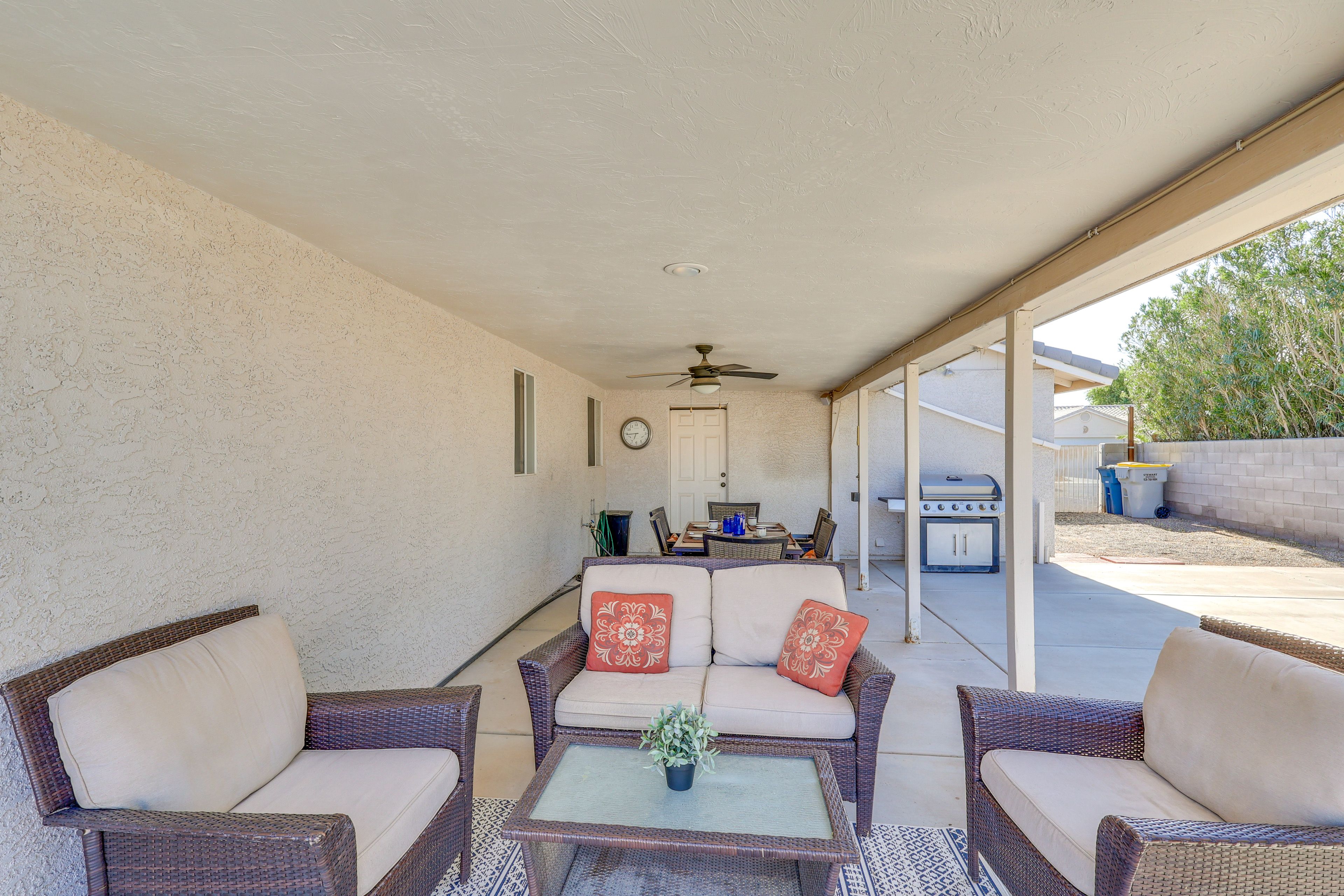 Private Patio | Dining Area