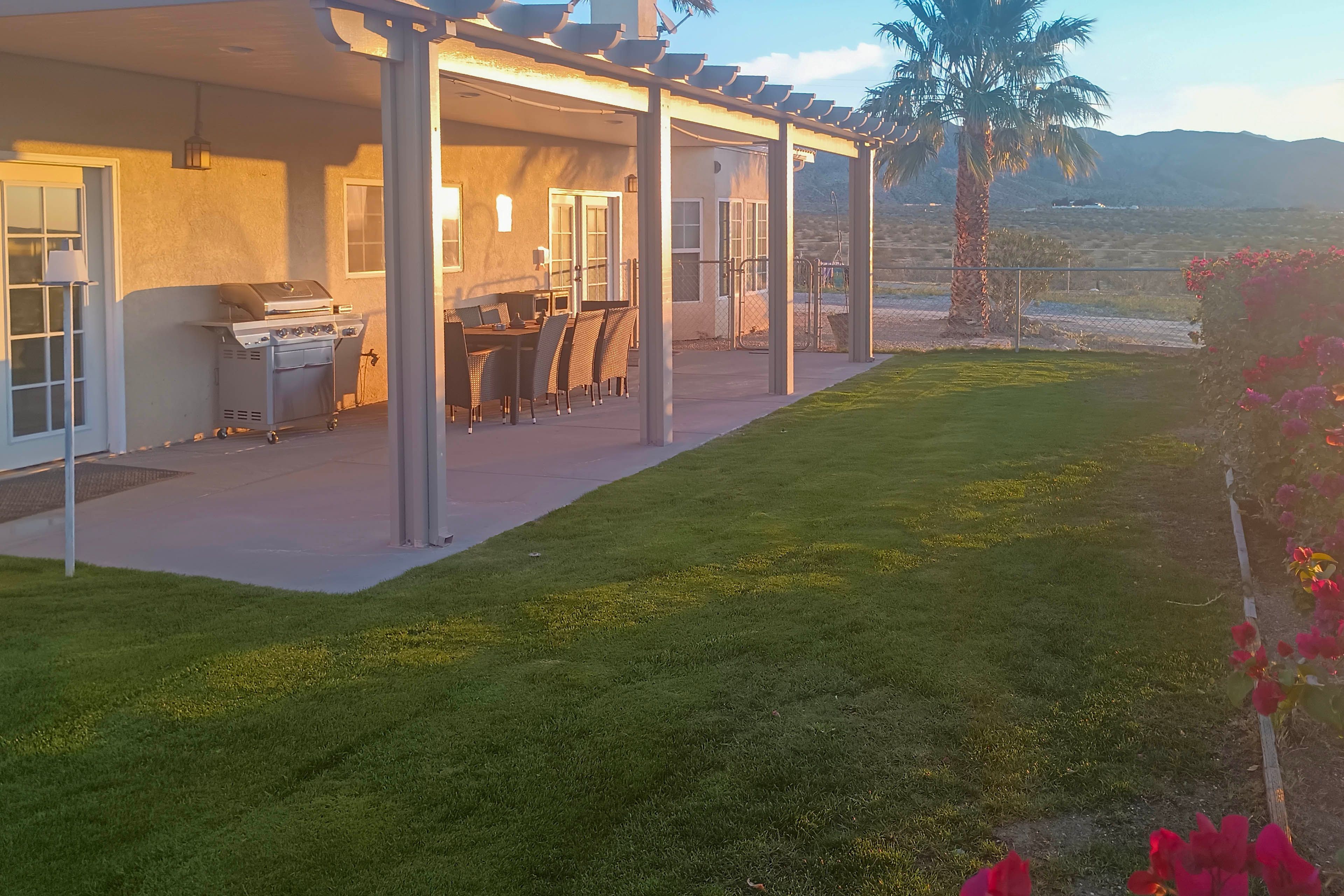 Fenced Yard | Mountain Views