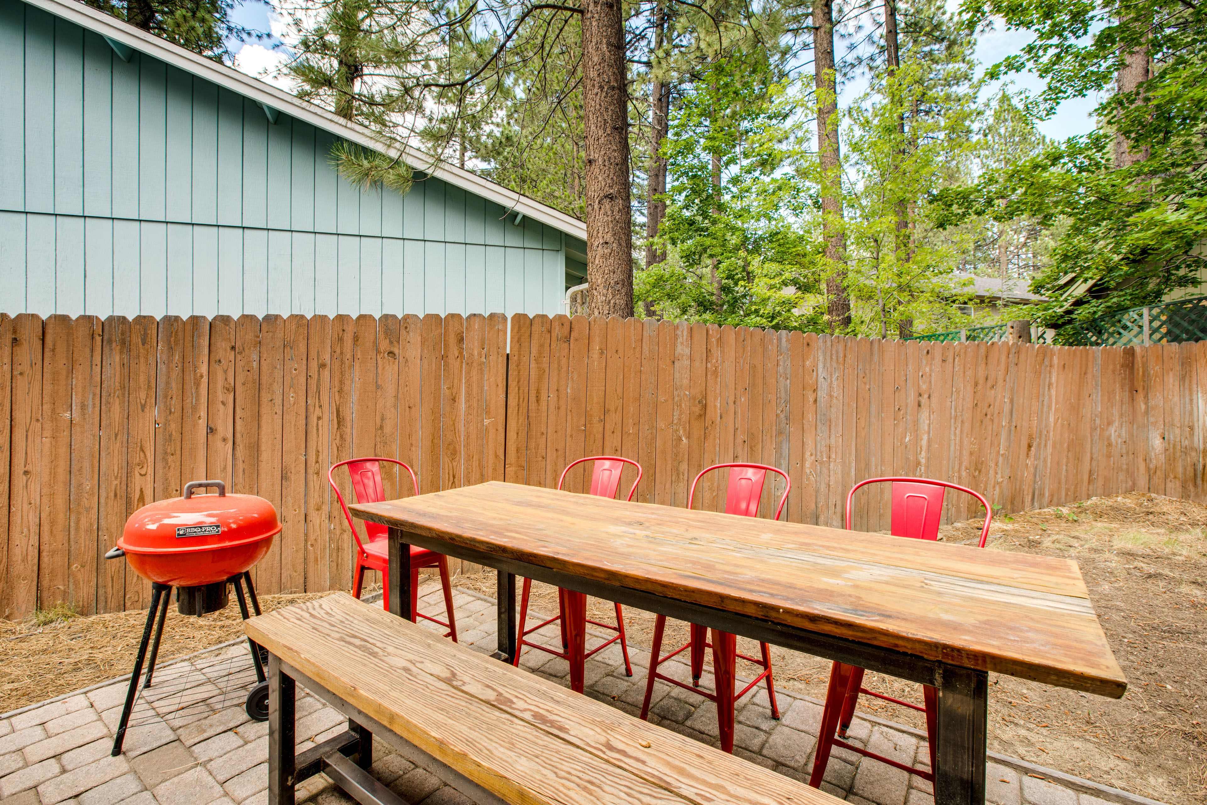 Patio | Charcoal Grill | Dining Area