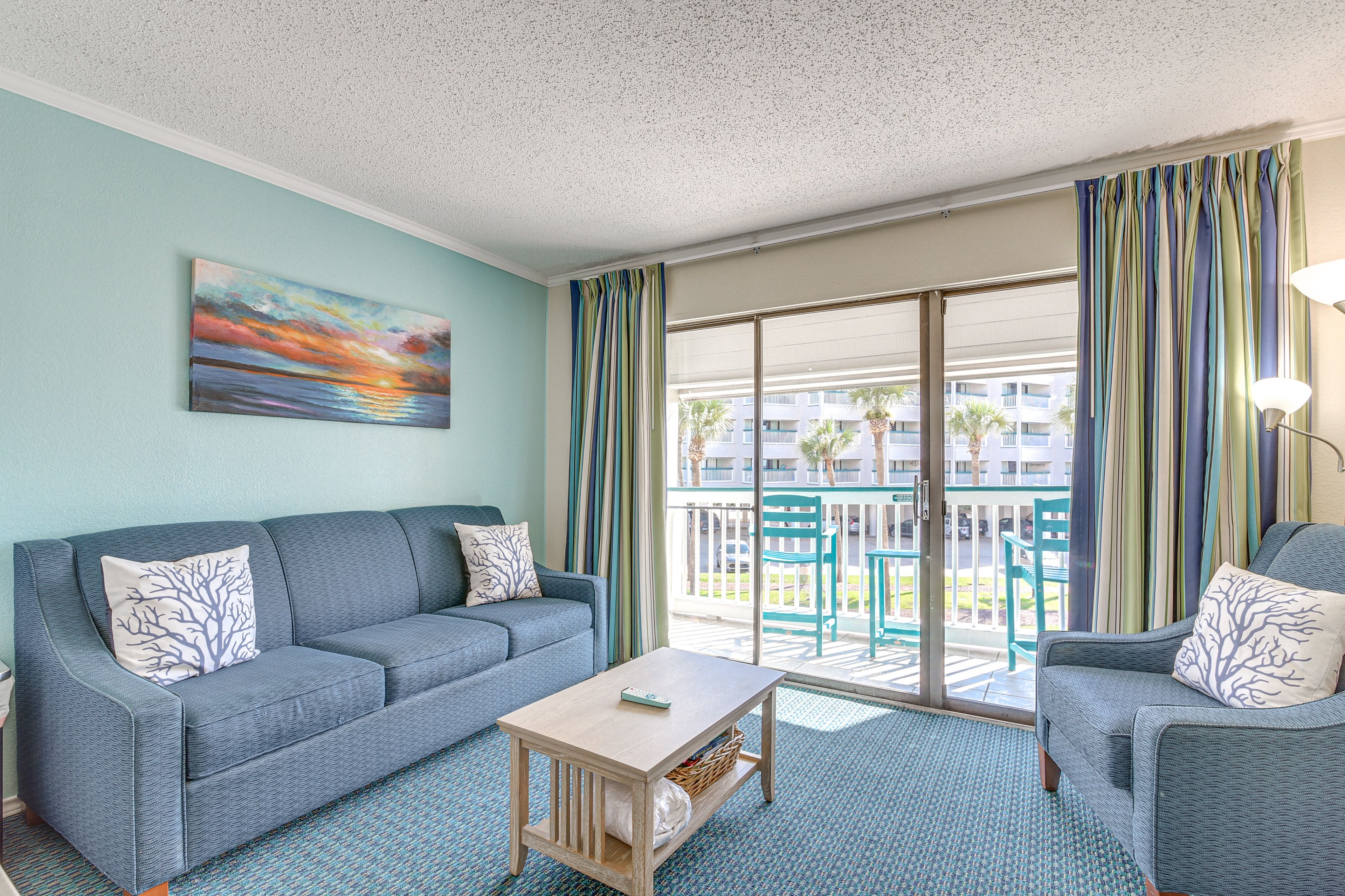 Property Interior | Single-Story Condo | Free WiFi | Central A/C & Heating