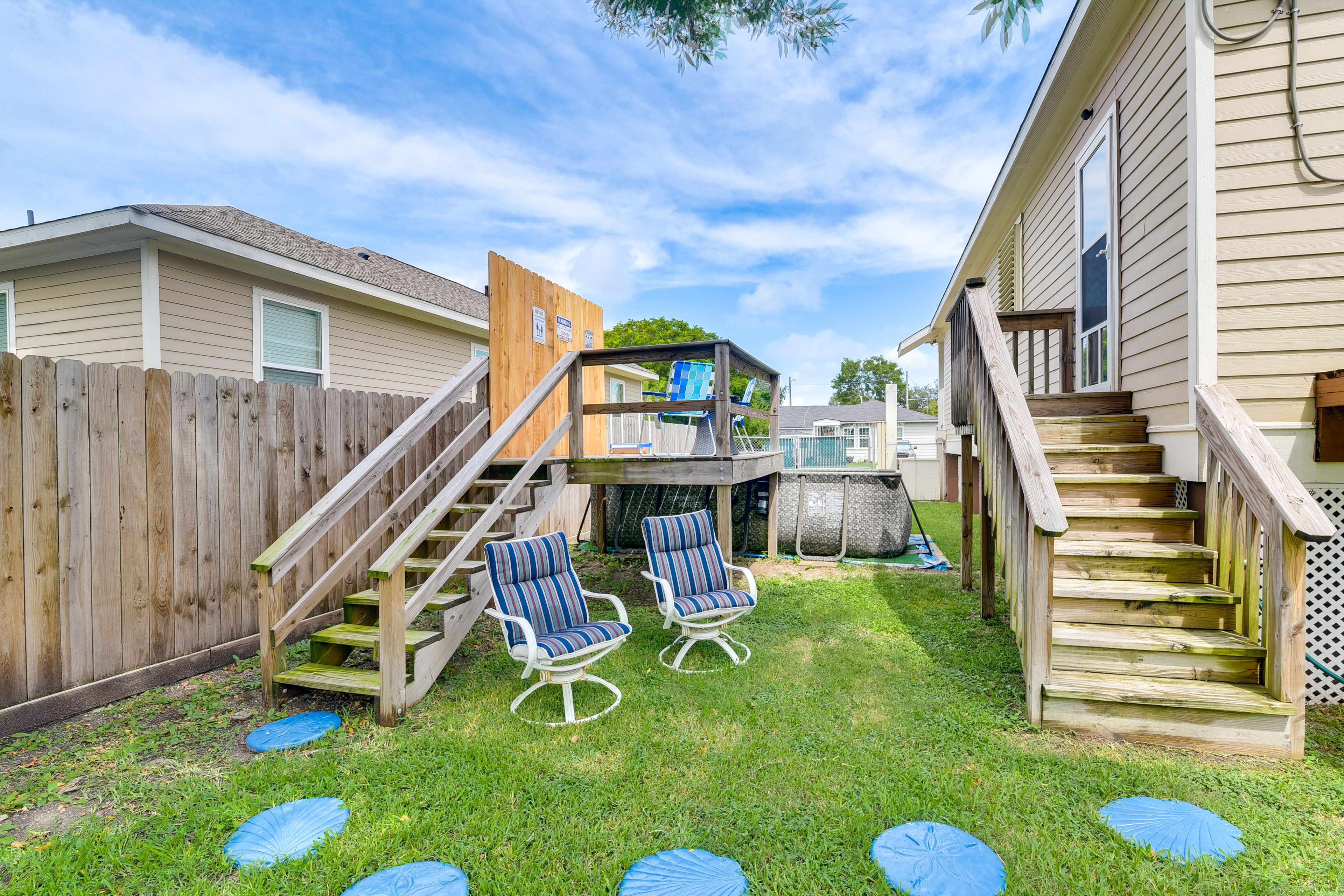 Galveston Vacation Rental | 2BR | 2BA | 1,200 Sq Ft | Step-Free Access
