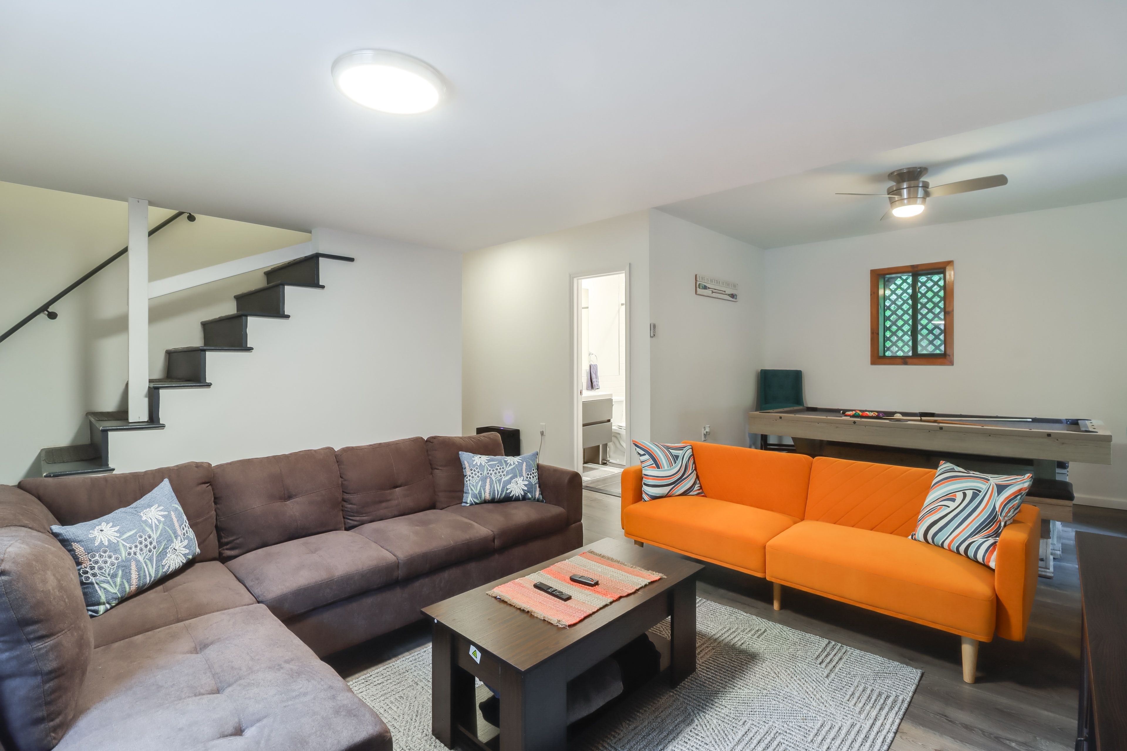 Downstairs Living Room | Smart TV | Lower Level