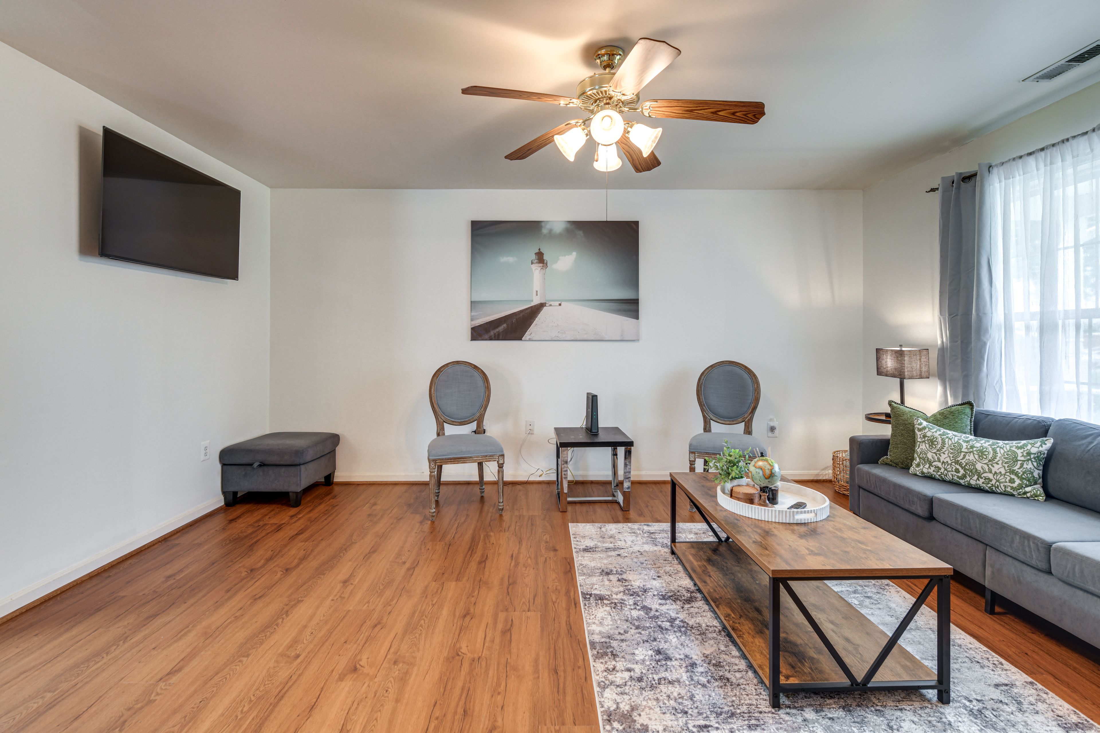 Living Room | 1st Floor | Free WiFi | Central Heating & Air Conditioning