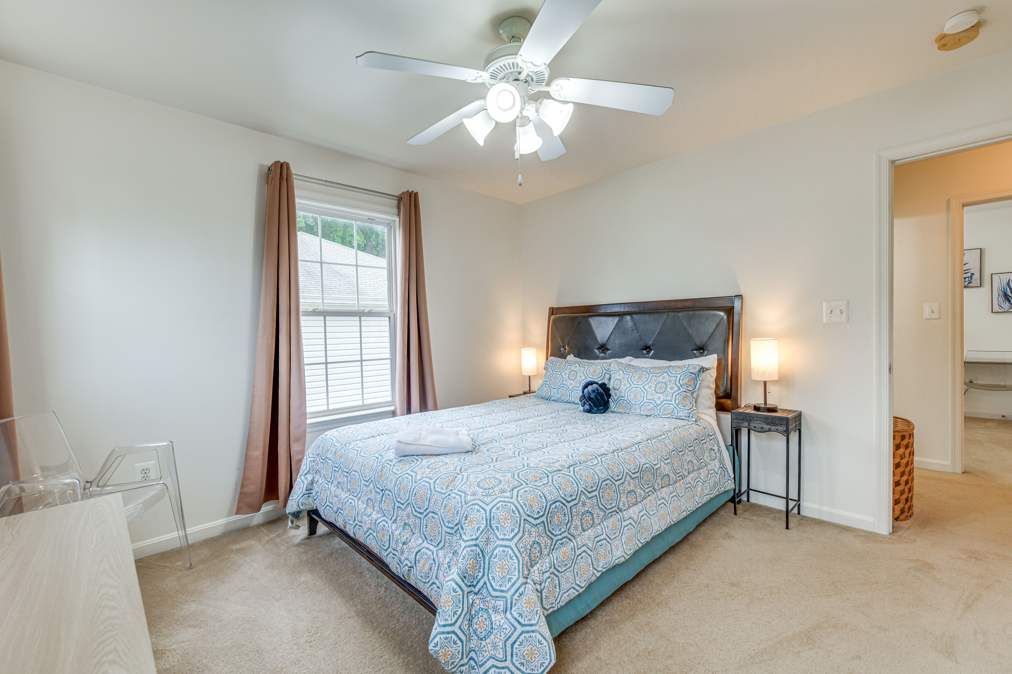 Bedroom 3 | 2nd Floor | Queen Bed | Dedicated Workspace Area