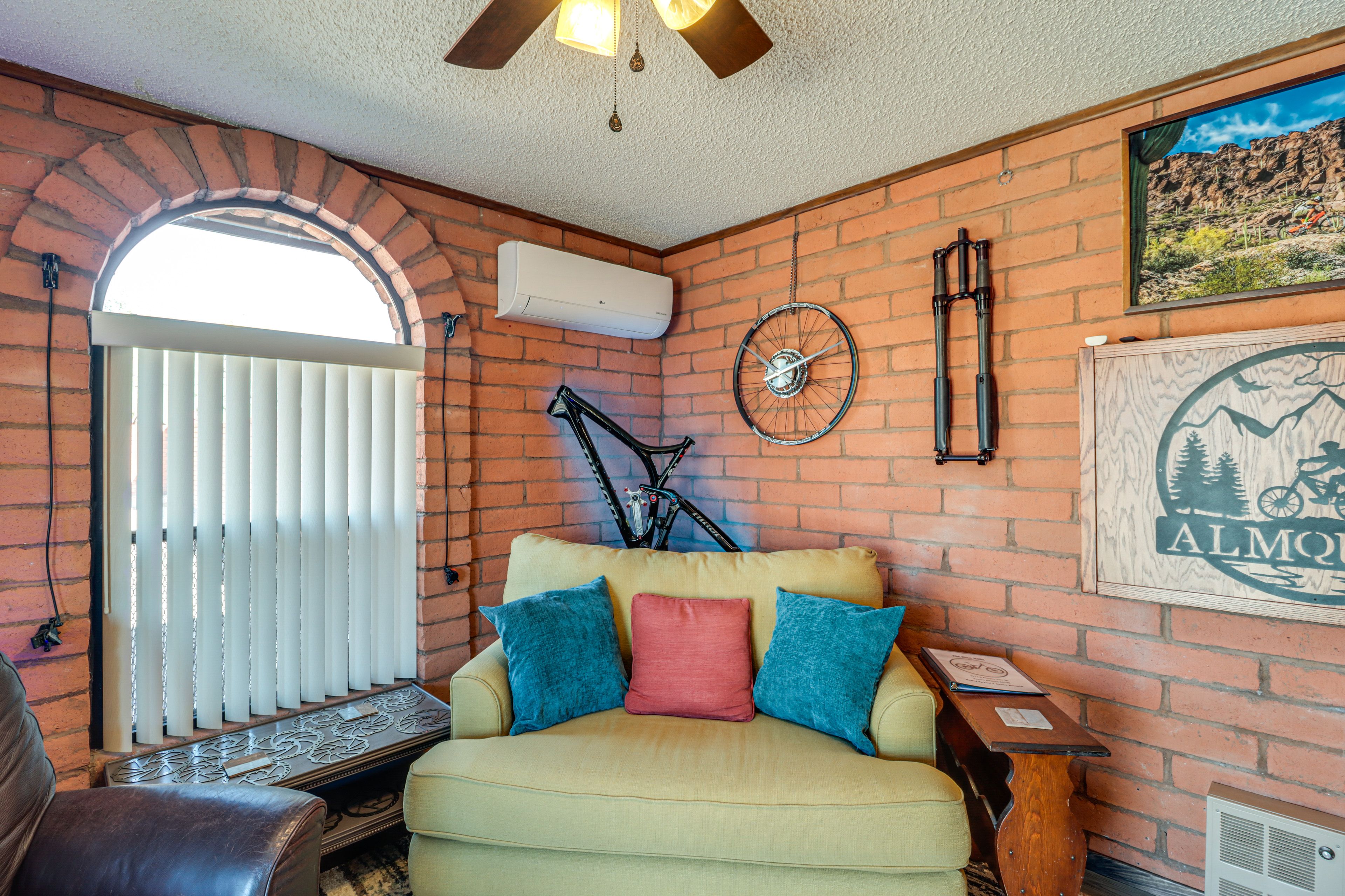 Living Room | Twin XL Sleeper Sofa | Smart TV | Mini-Split Heating & A/C Units