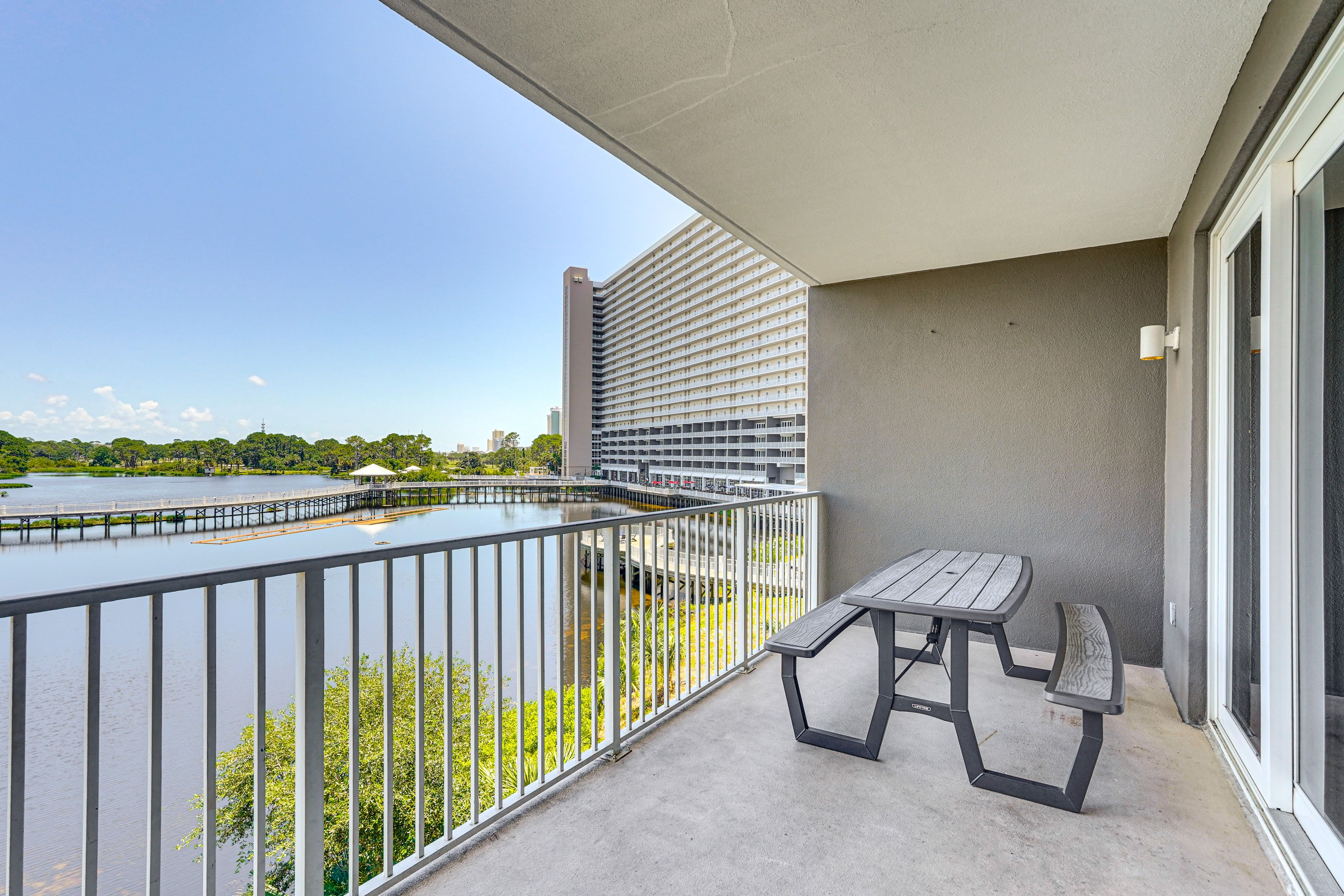 Balcony | Water View | Outdoor Dining Space