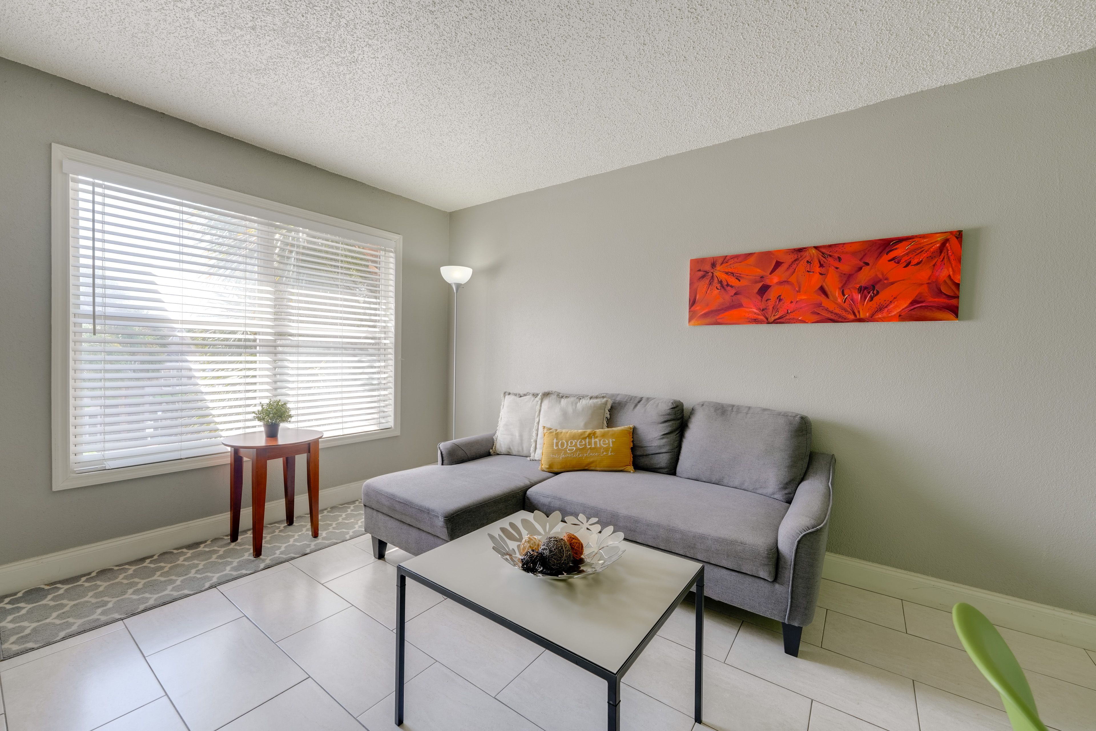Living Room | Twin Sleeper Sofa | Flat-Screen TV