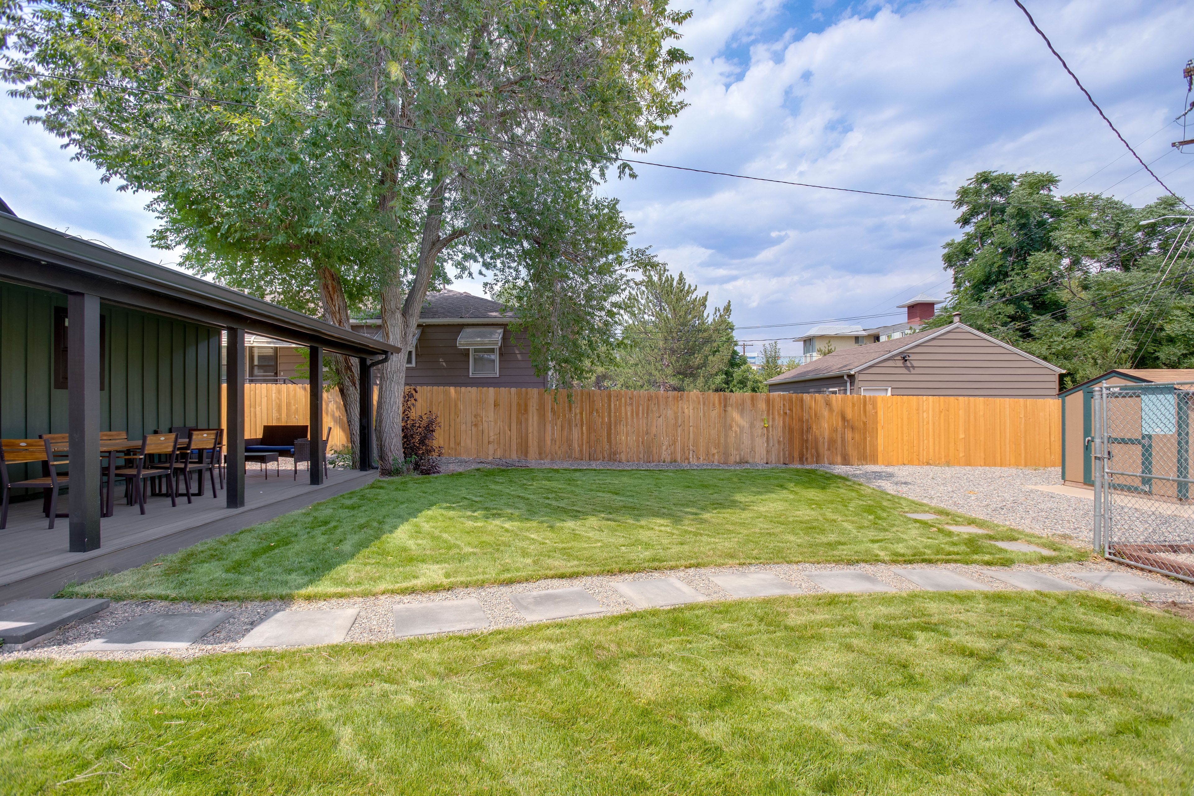 Fenced Backyard