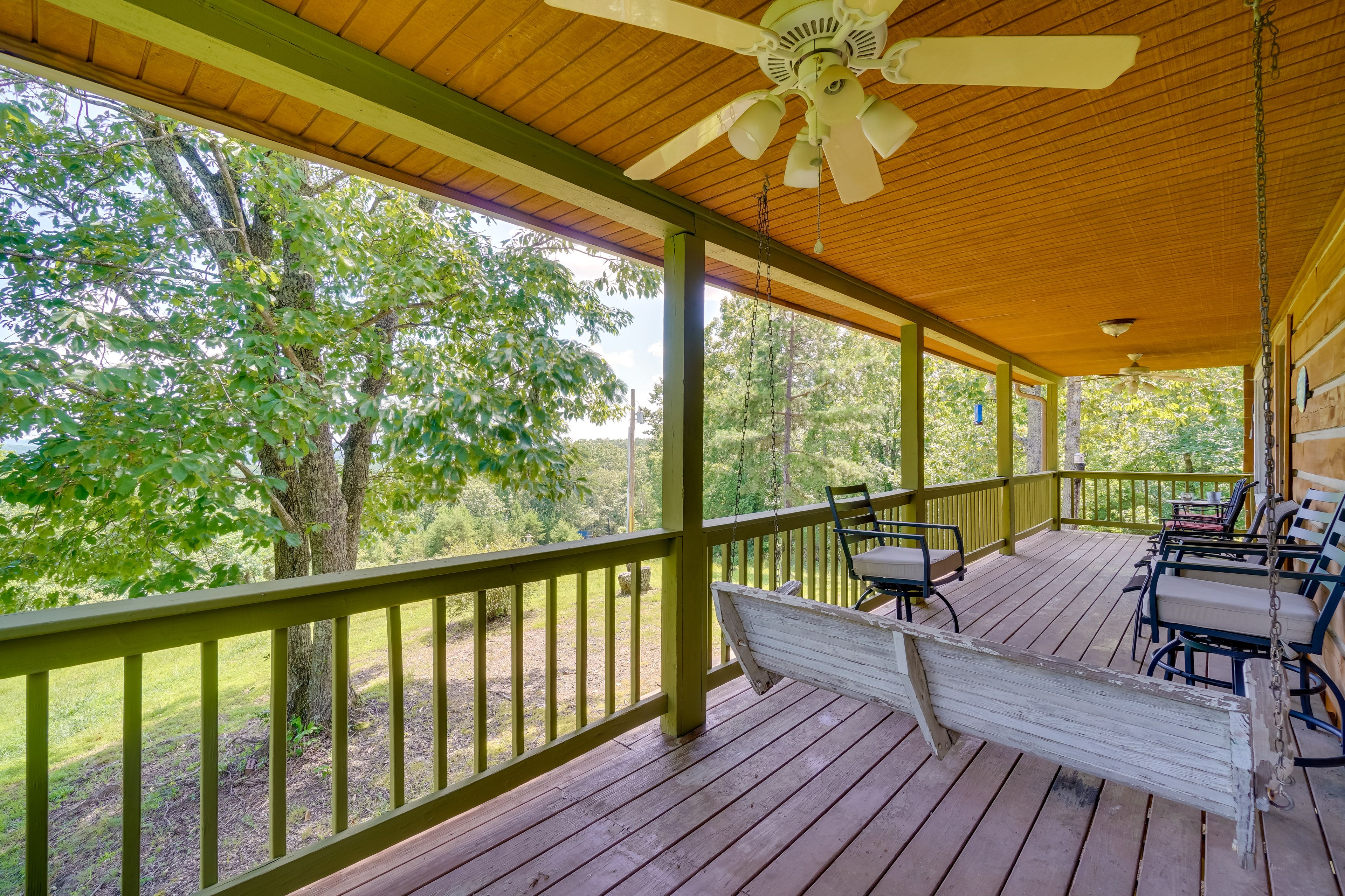 Furnished Deck | Mountain & Lake Views