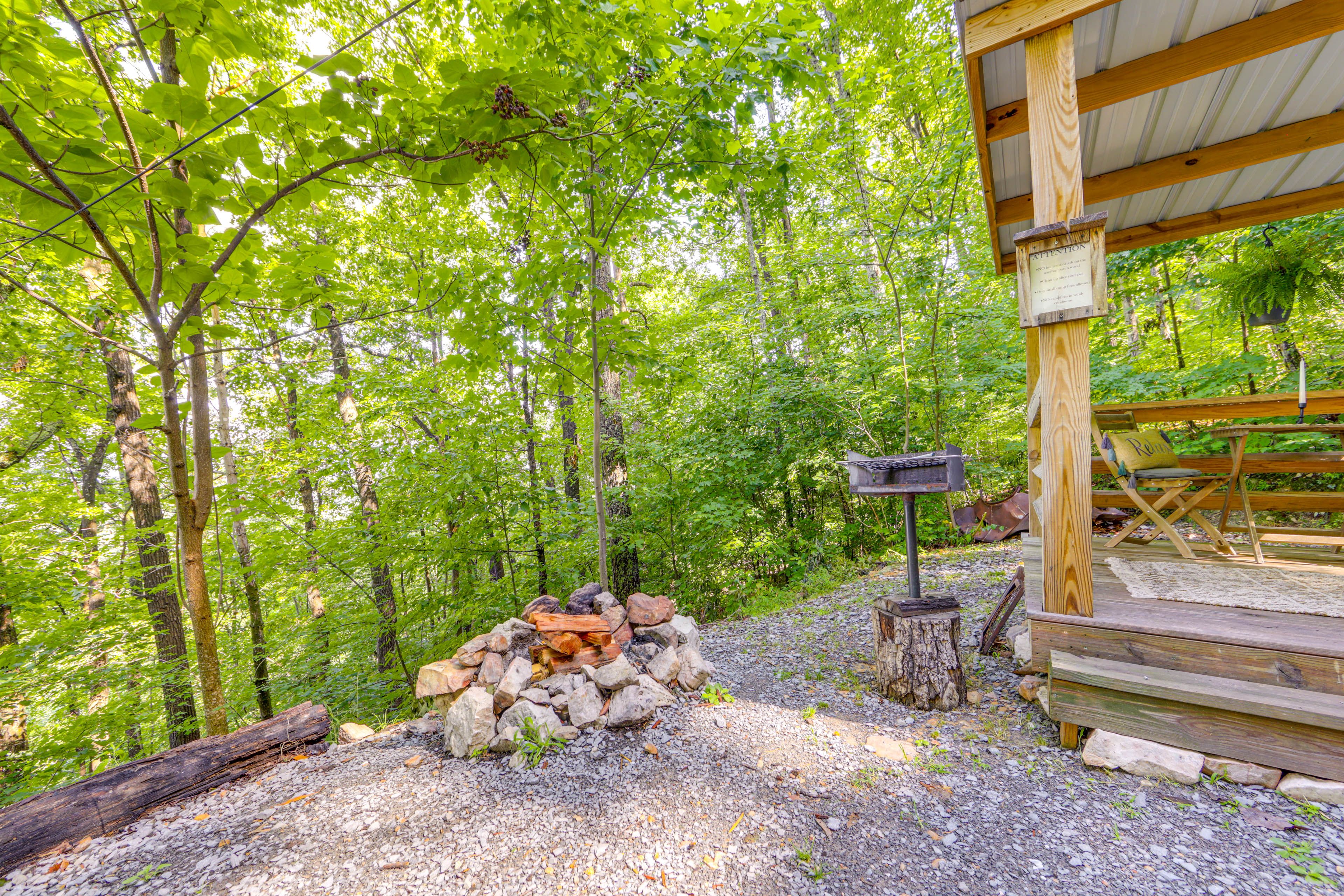 Studio Exterior | Charcoal Grill | Fire Pit