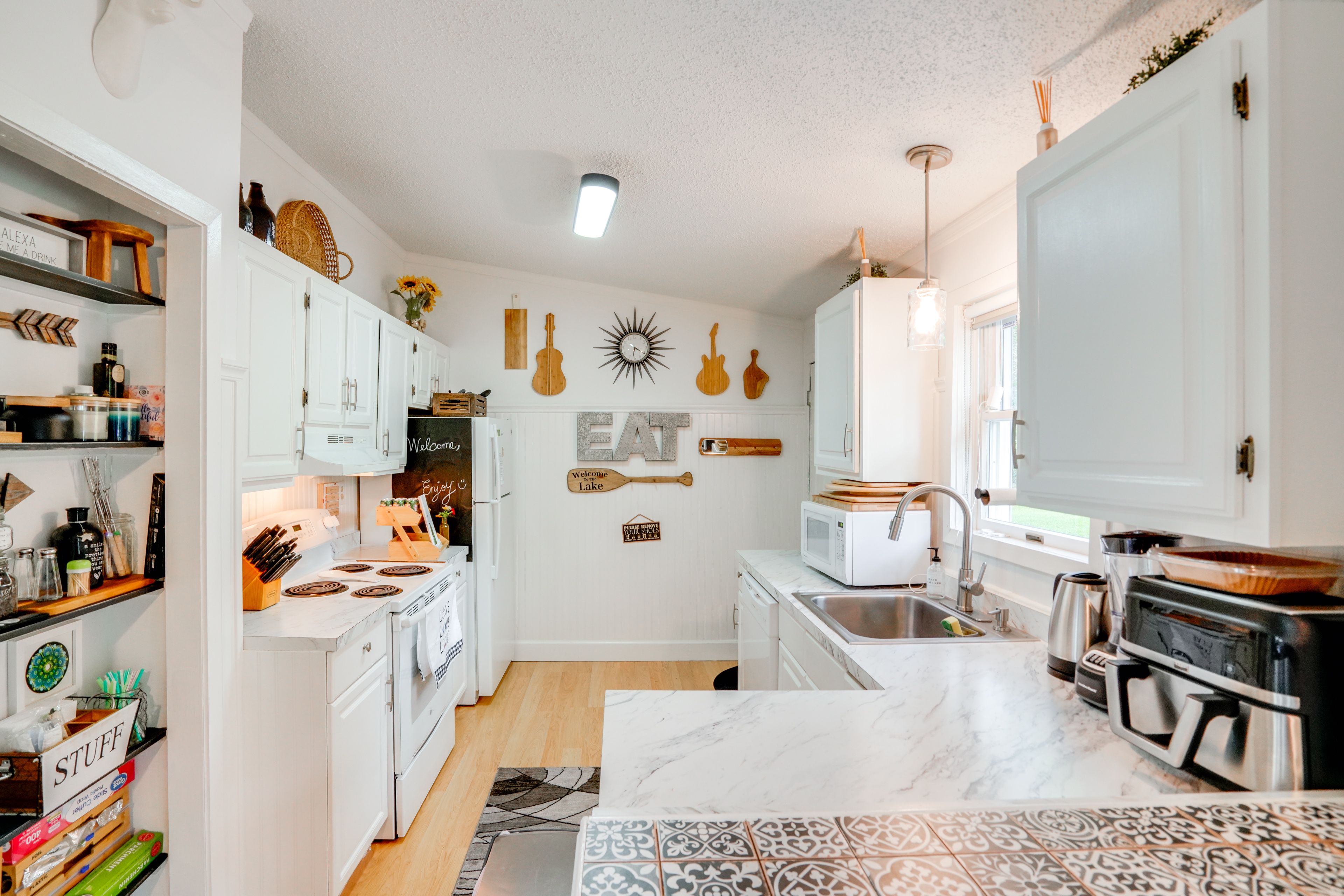 Kitchen | Single-Story Interior | Electric Heating | Window A/C Units