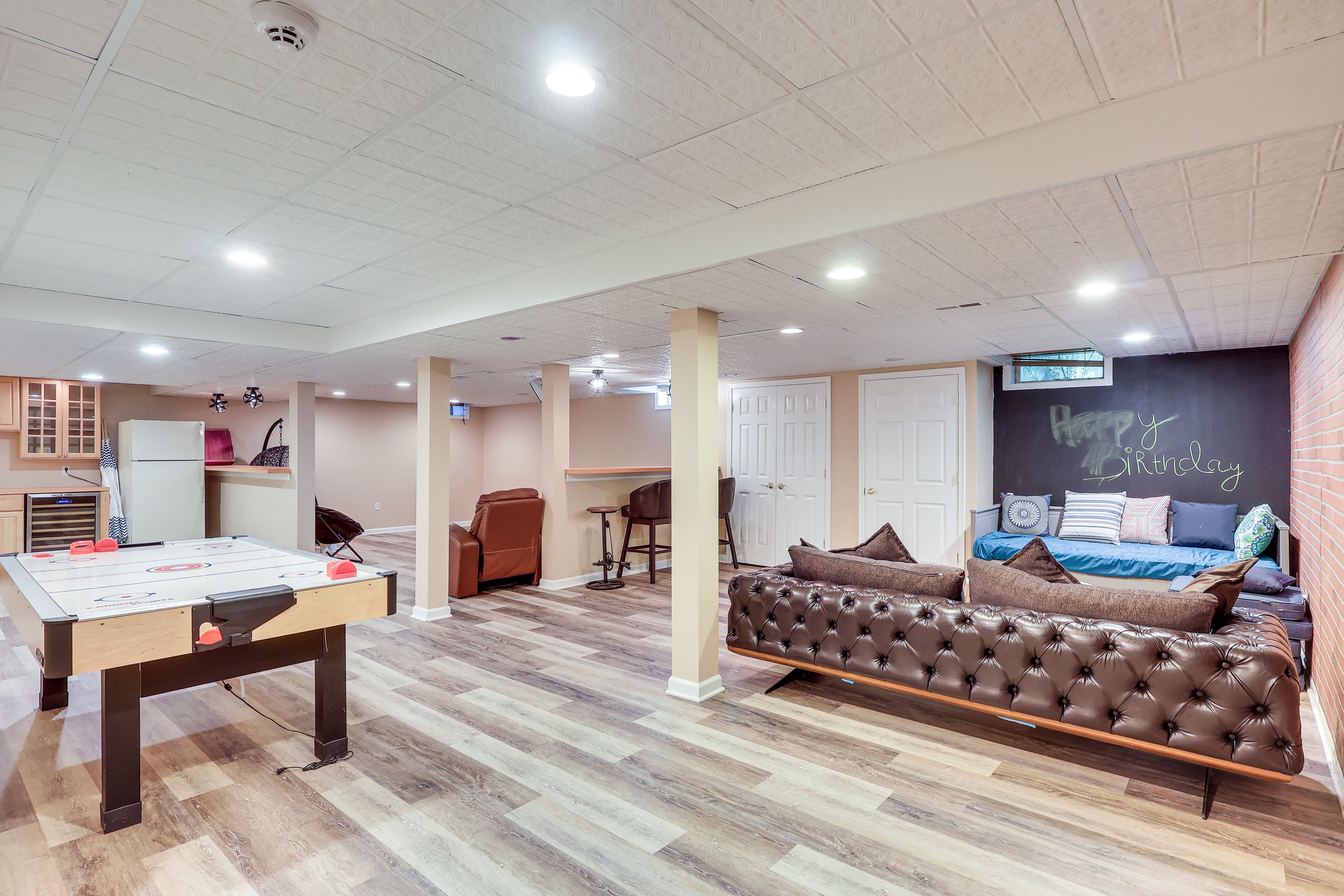 Game Room | Air Hockey | Theater-Style Recliners | Exercise Equipment | Basement