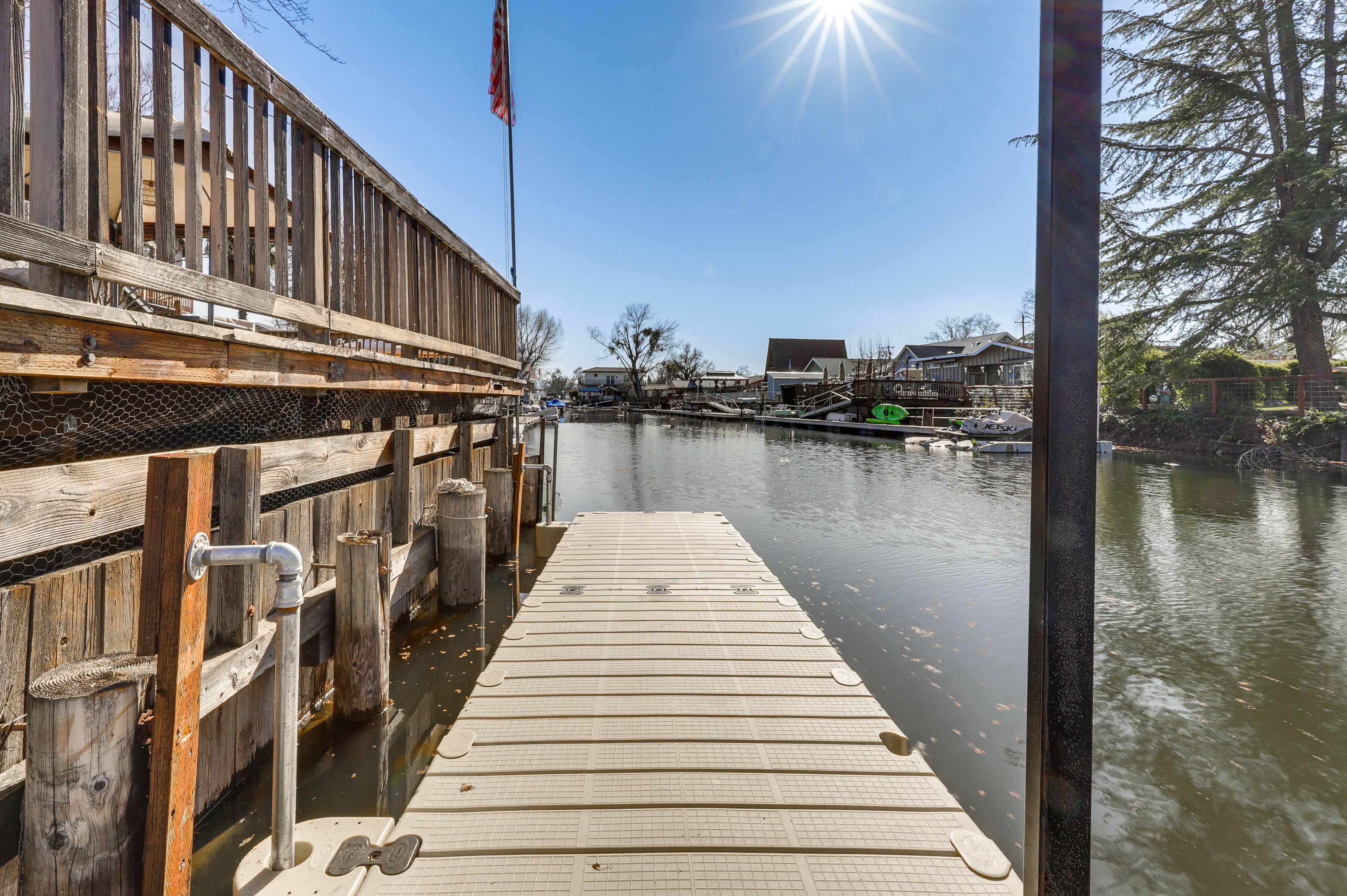 Private Boat Dock w/ Cover | Canal & Lake Access