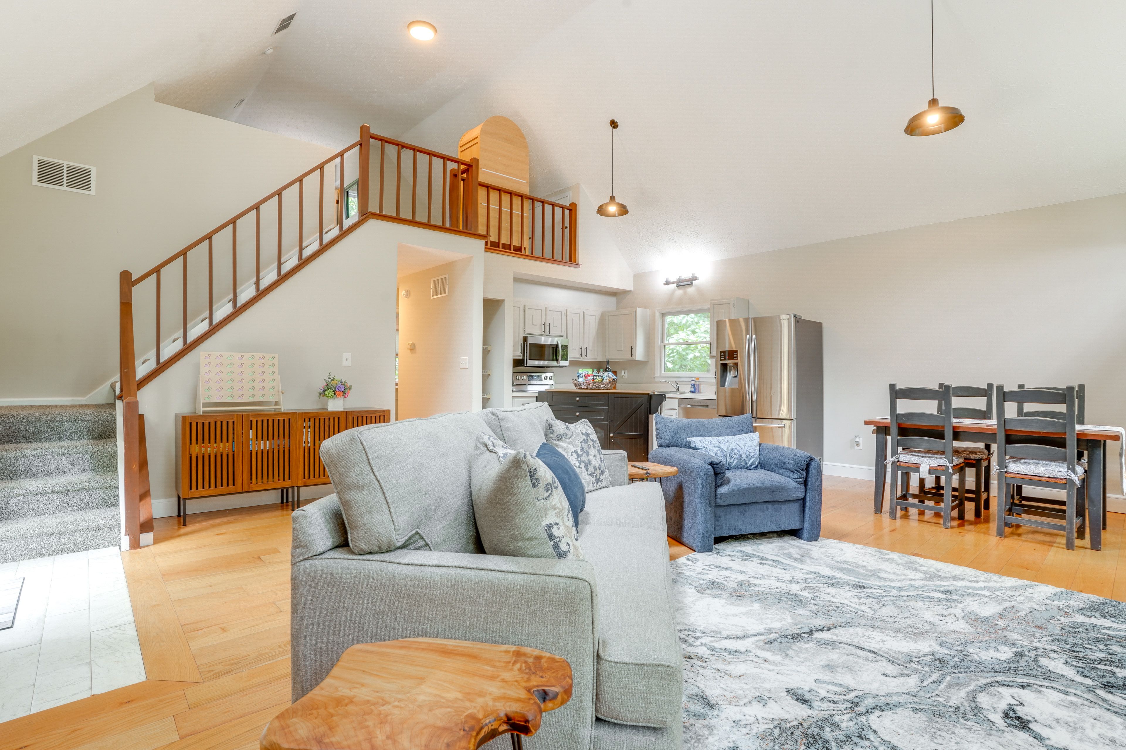 Living Room | Free WiFi | Central A/C & Heat | 1st Floor