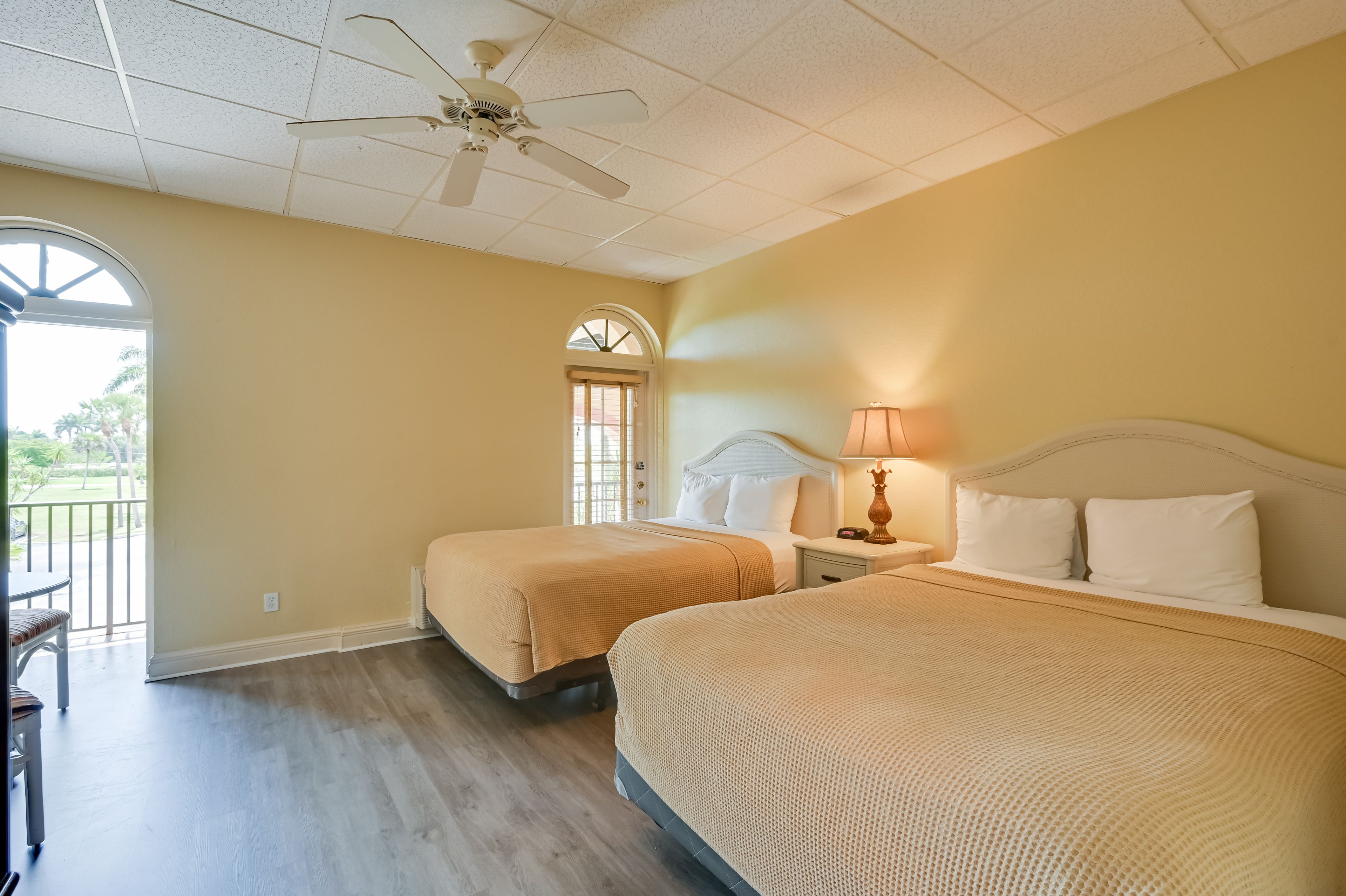 Studio | 2 Queen Beds | Free WiFi | Window A/C Unit | Central Heat