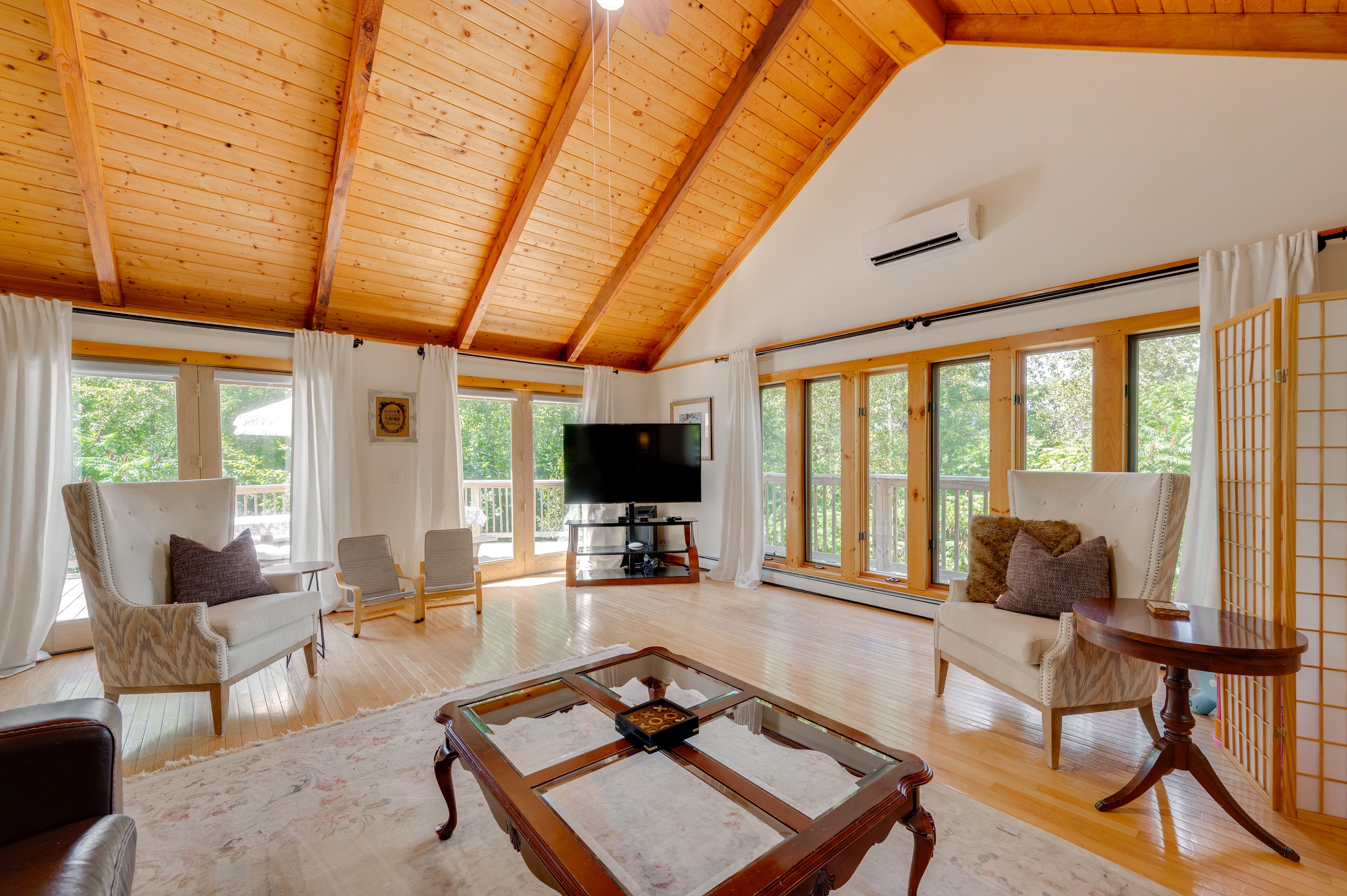 Living Room | 1st Floor | Full Sleeper Sofa | Mini-Split Heating & A/C