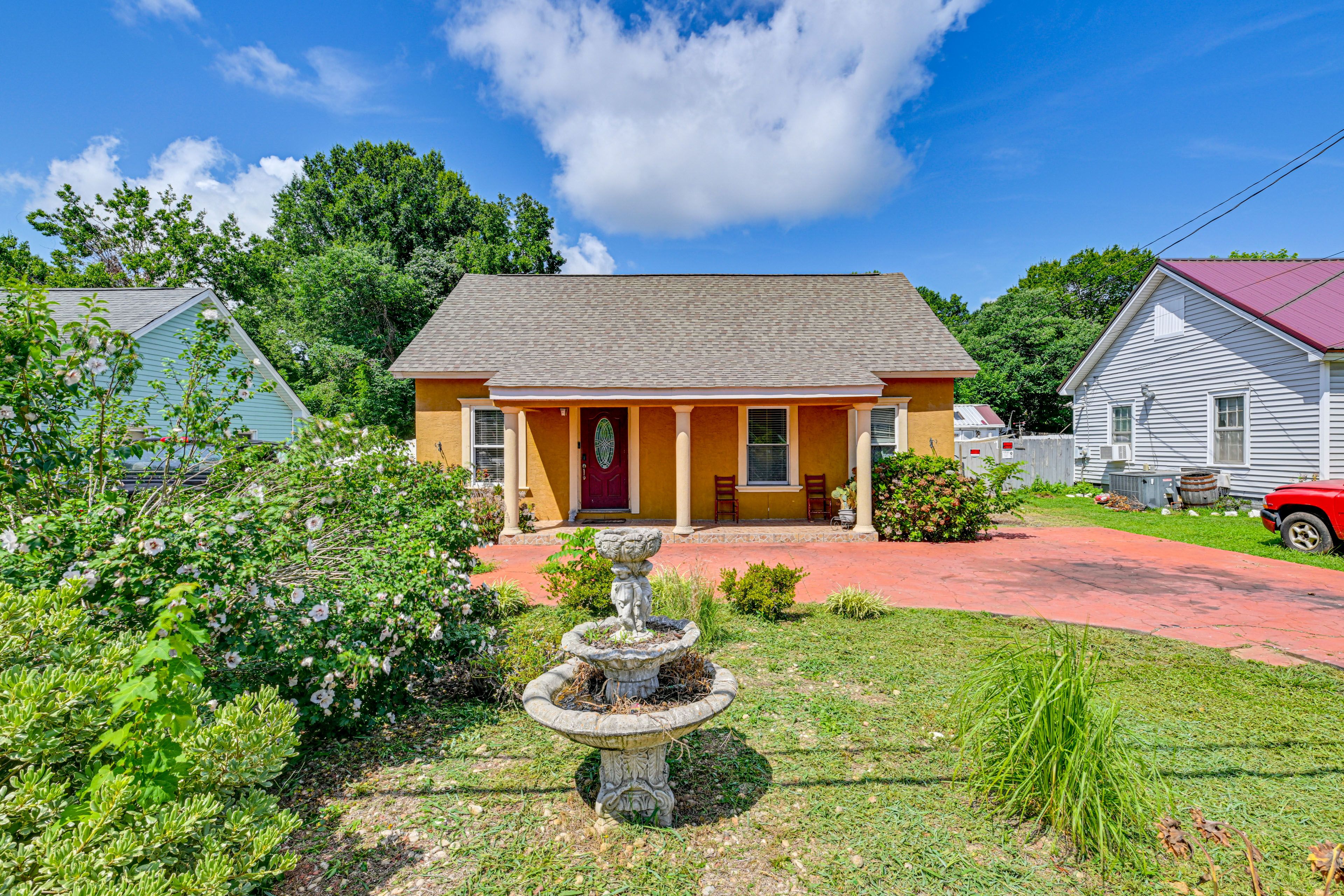 Charlotte Vacation Rental | 3BR | 3BA | 2 Steps to Enter | 2,000 Sq Ft
