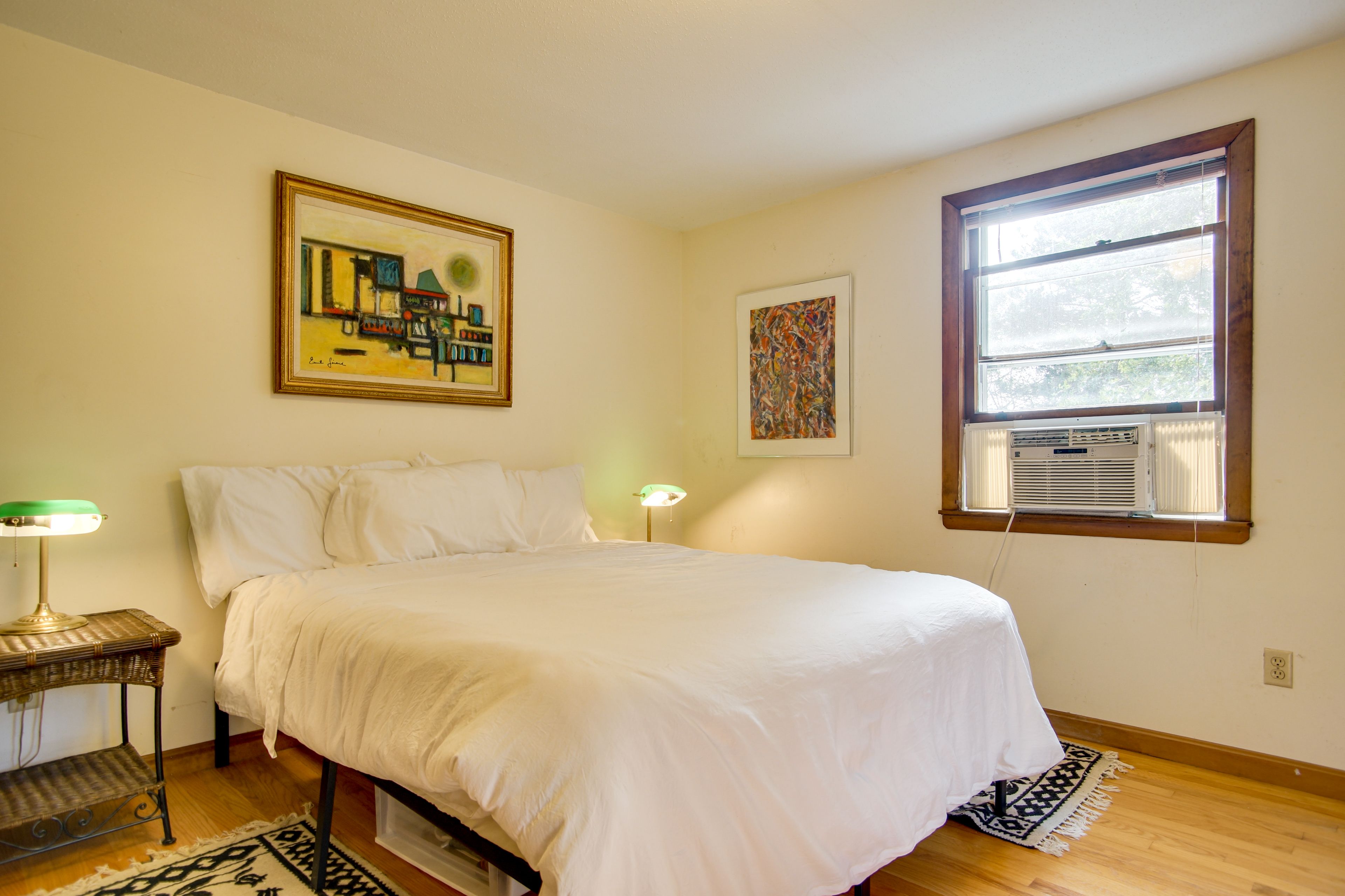 Bedroom 3 | 1st Floor | Queen Bed | Laptop-Friendly Workspace