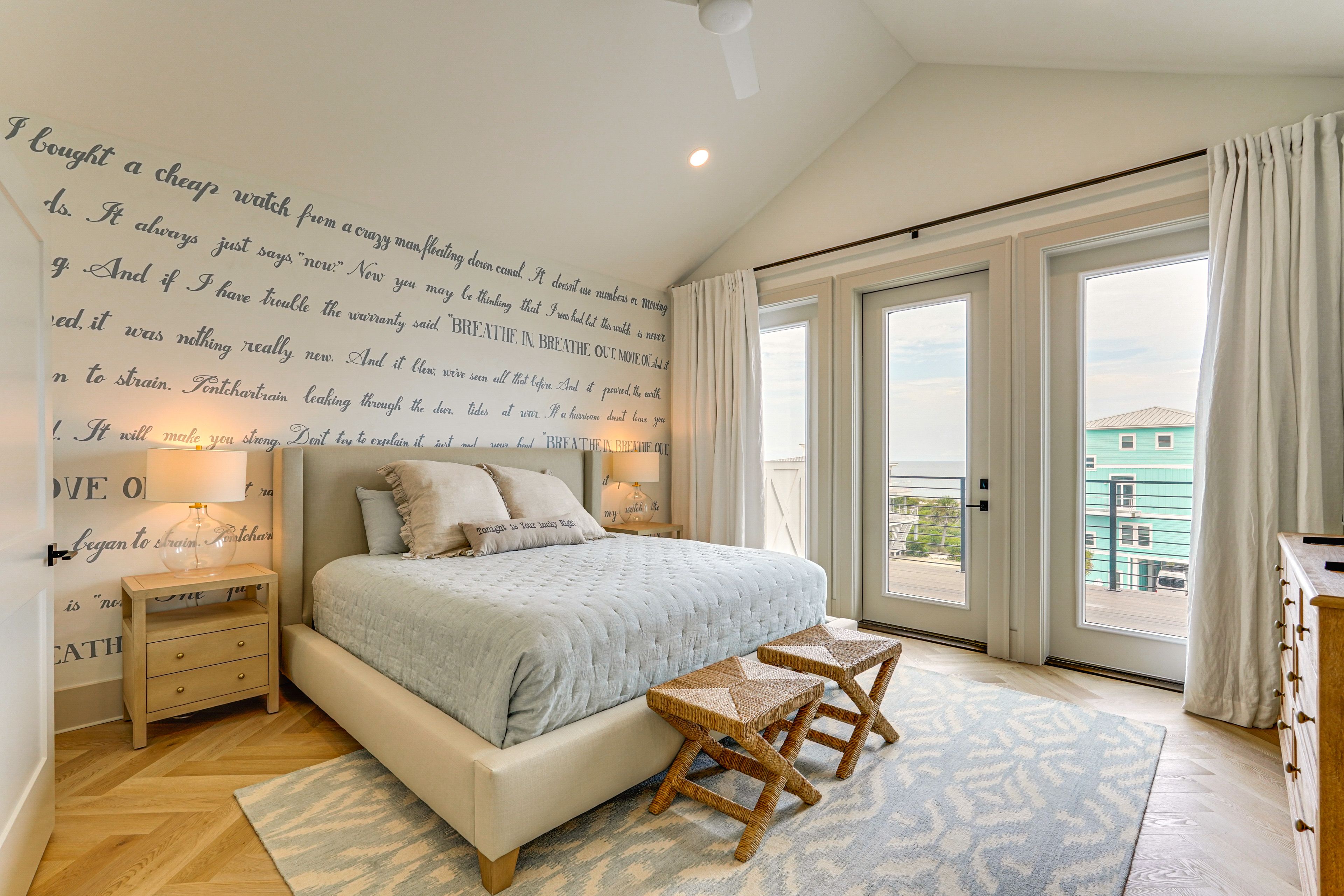 Bedroom 1 | King Bed | Private Balcony | 4th Floor