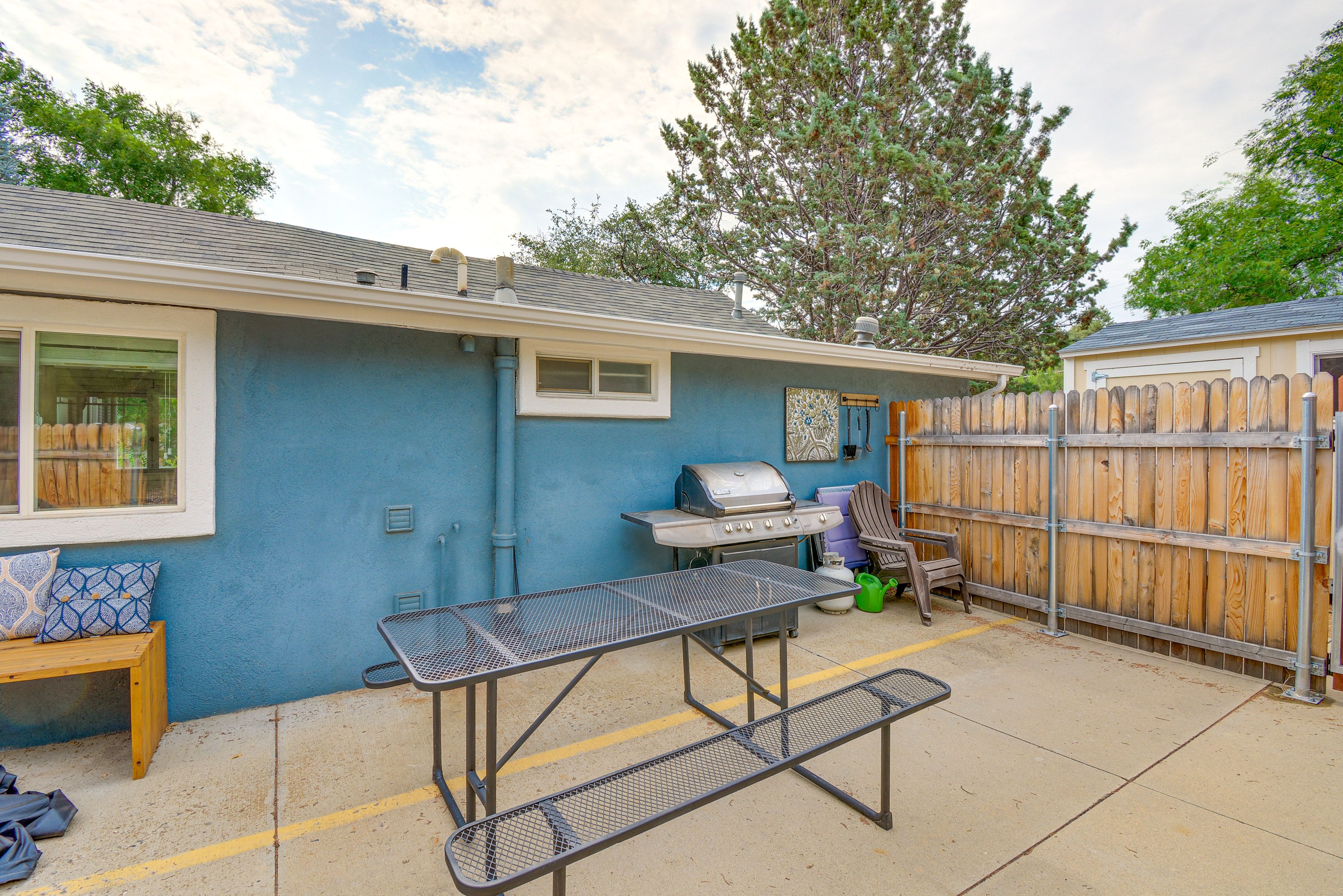 Fenced Patio
