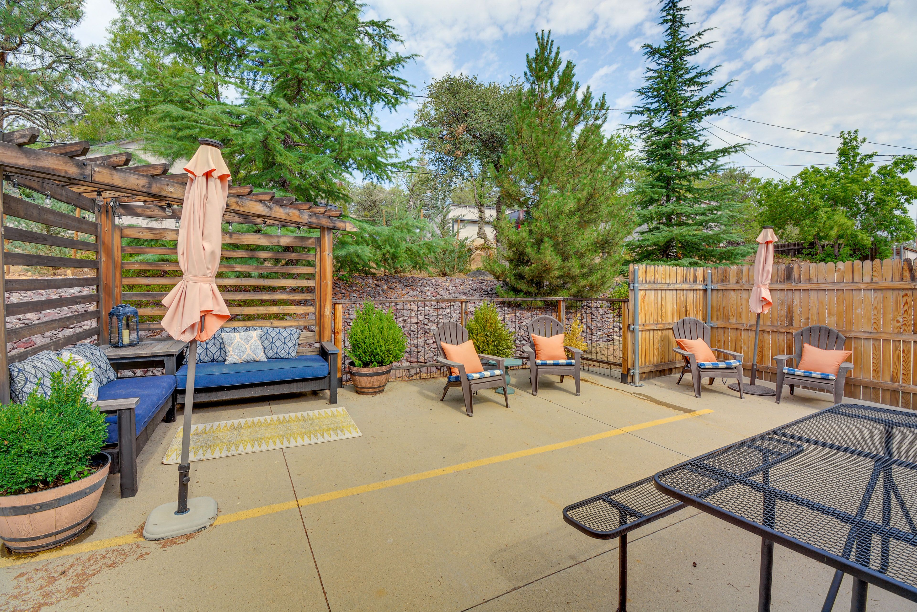 Fenced Patio | Gas Grill | Single-Story Home
