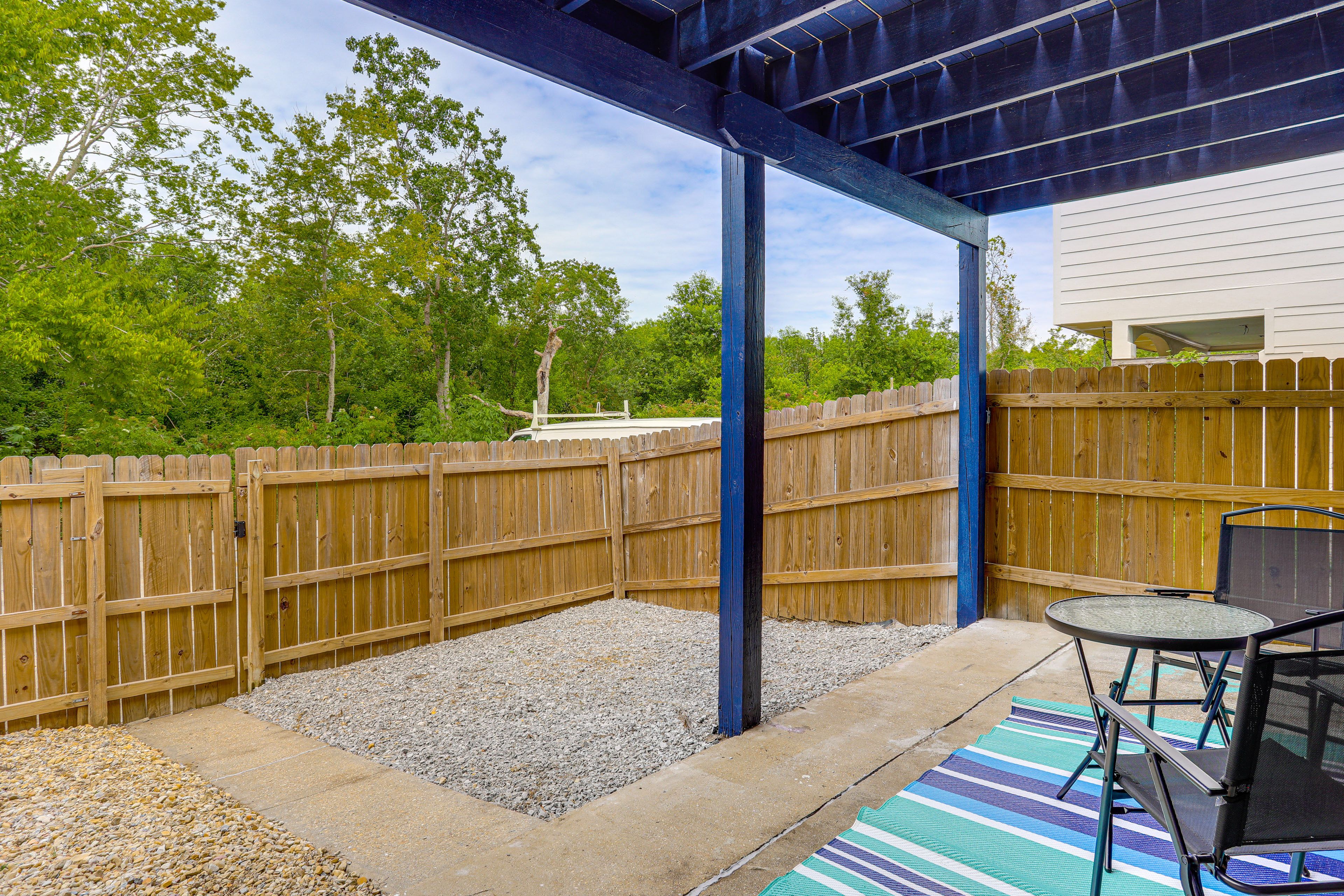 Private Patio | Fenced-In Yard