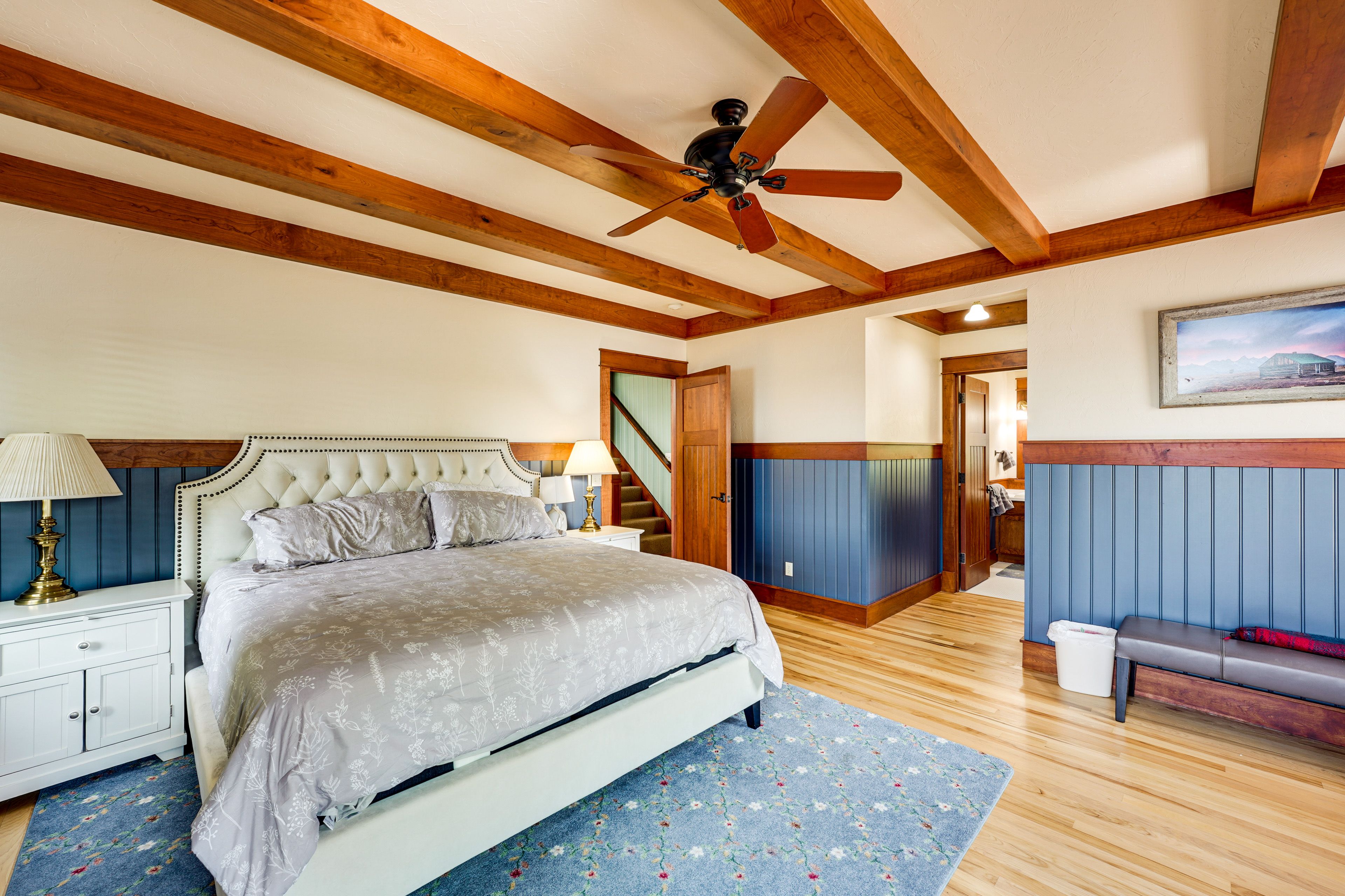 Bedroom 1 | King | Linens Provided | Main Floor