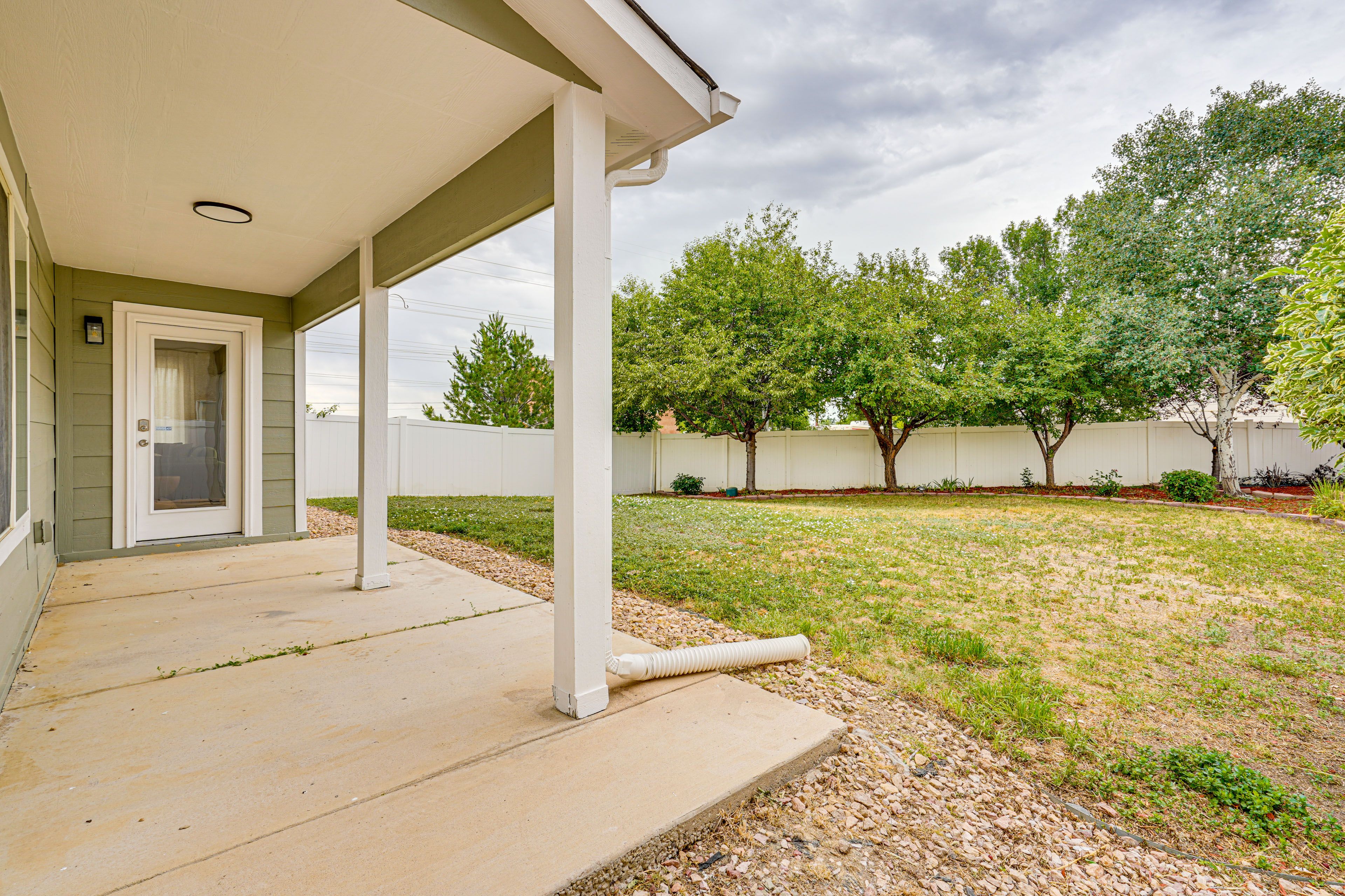 Fenced-In Yard | Covered Patio