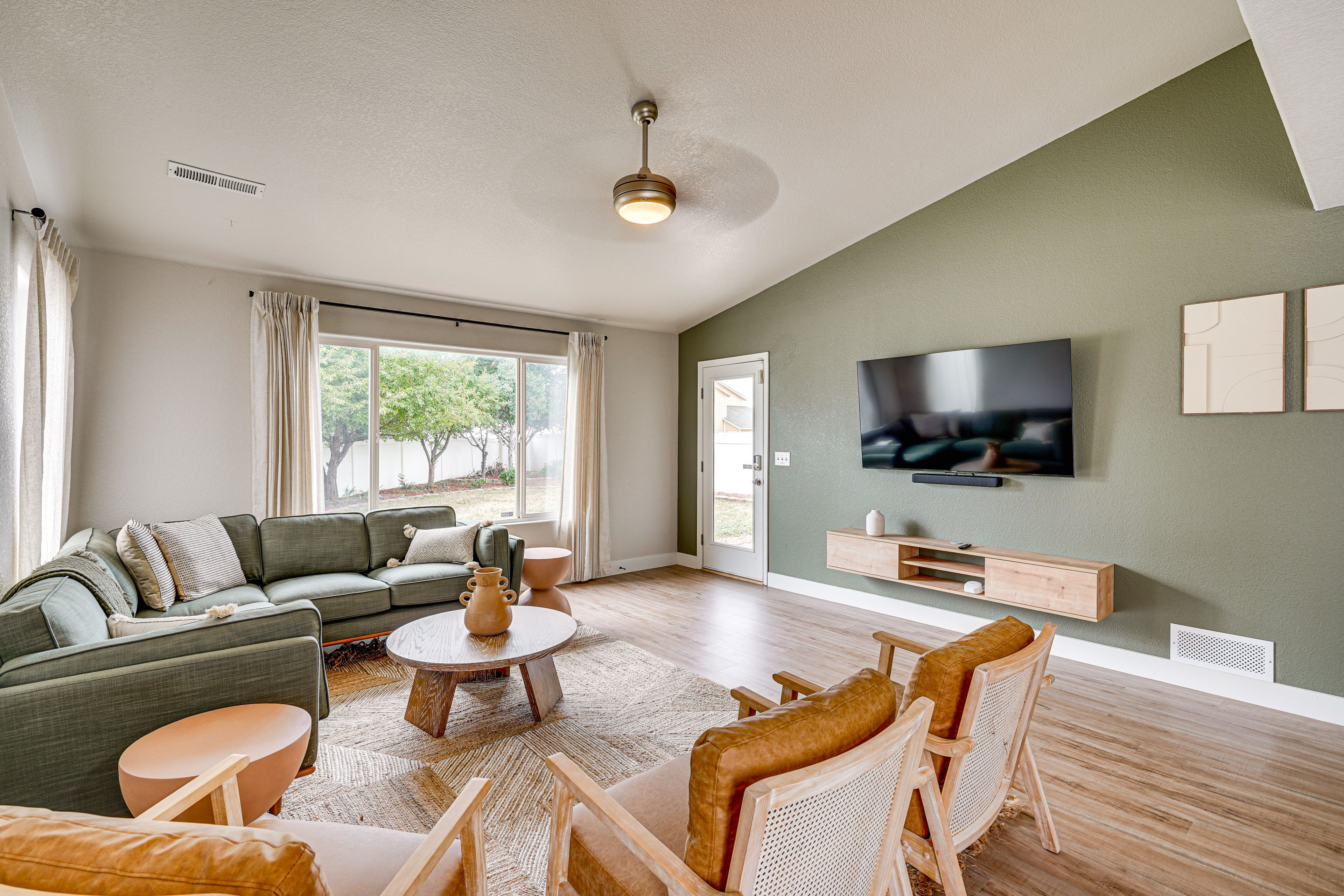 Living Room | 1st Floor | Smart TV w/ Soundbar | Full Sleeper Sofa
