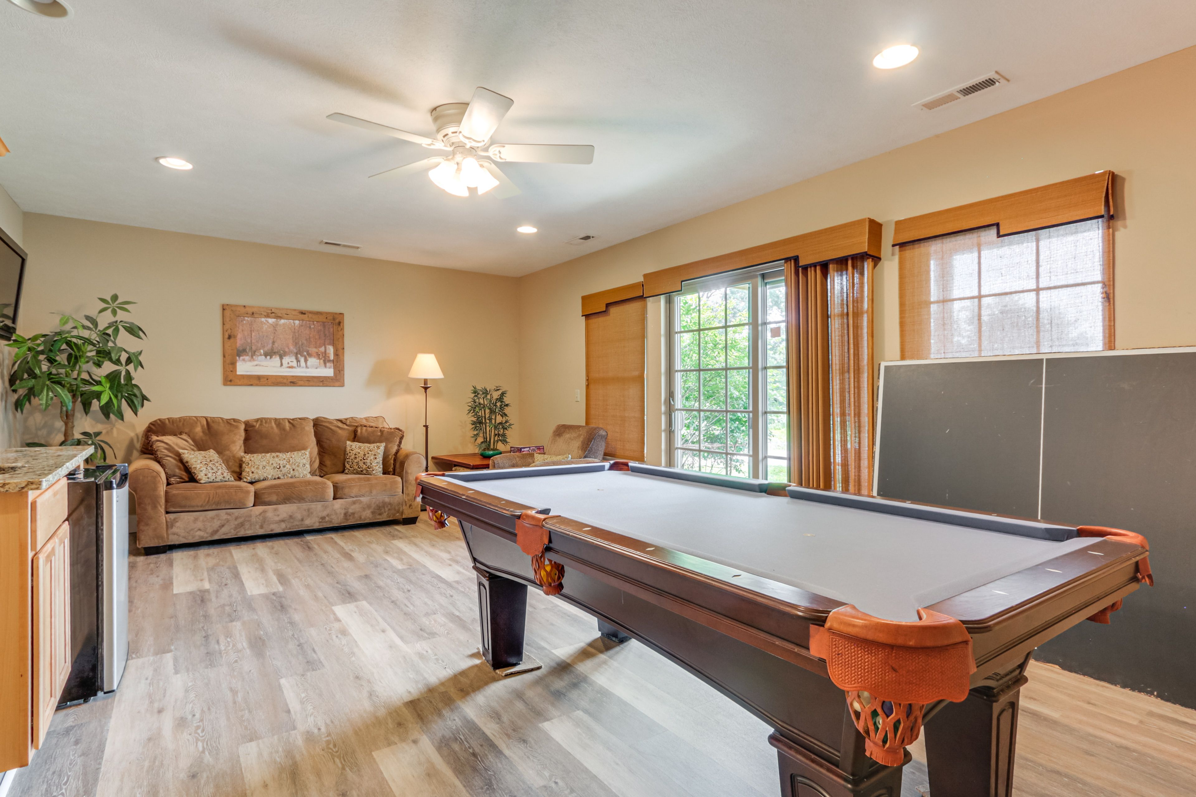 Game Room | Convertible Game Table | Full Sleeper Sofa | 1st Floor