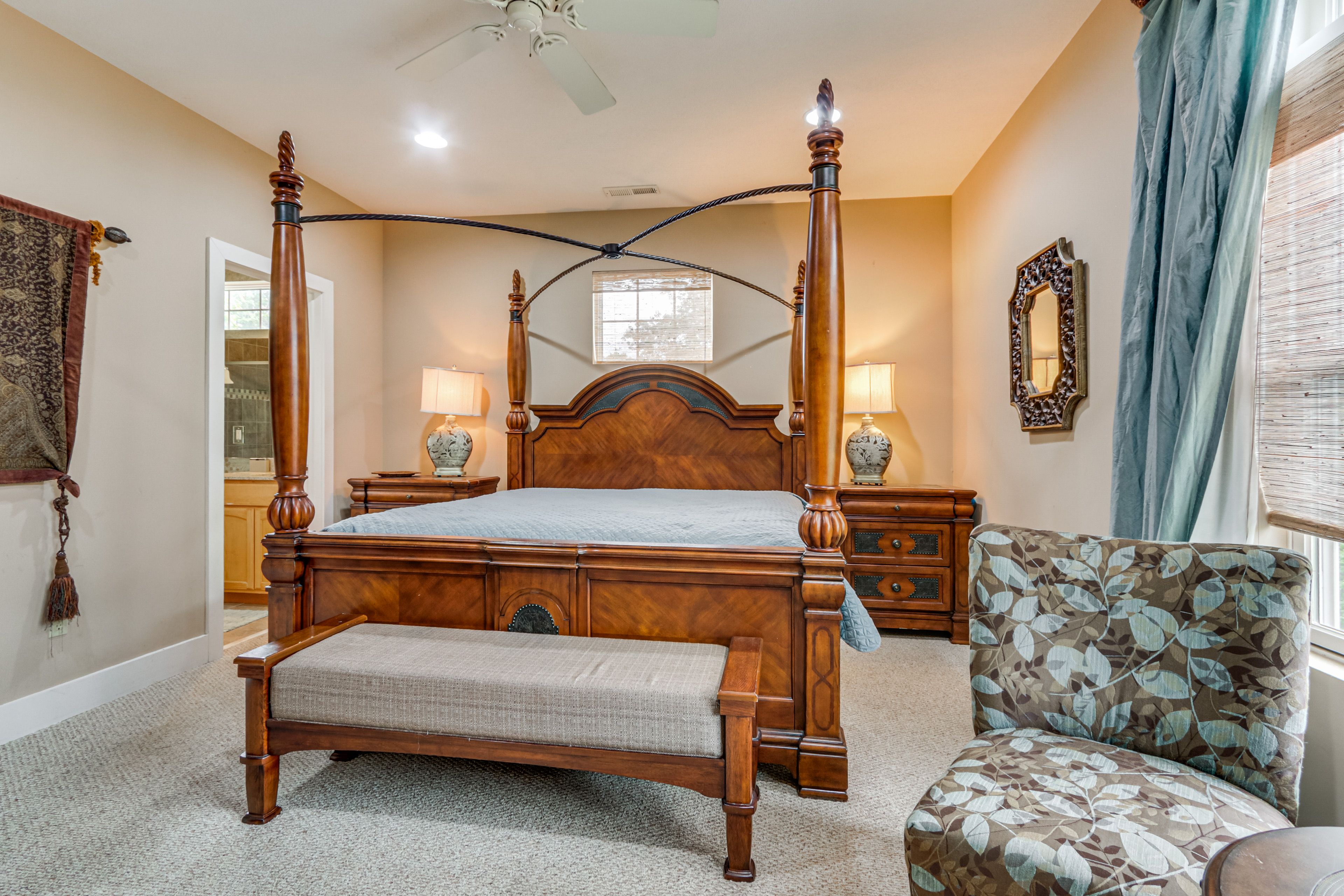 Bedroom 1 | King Bed | Linens Provided | 3rd Floor