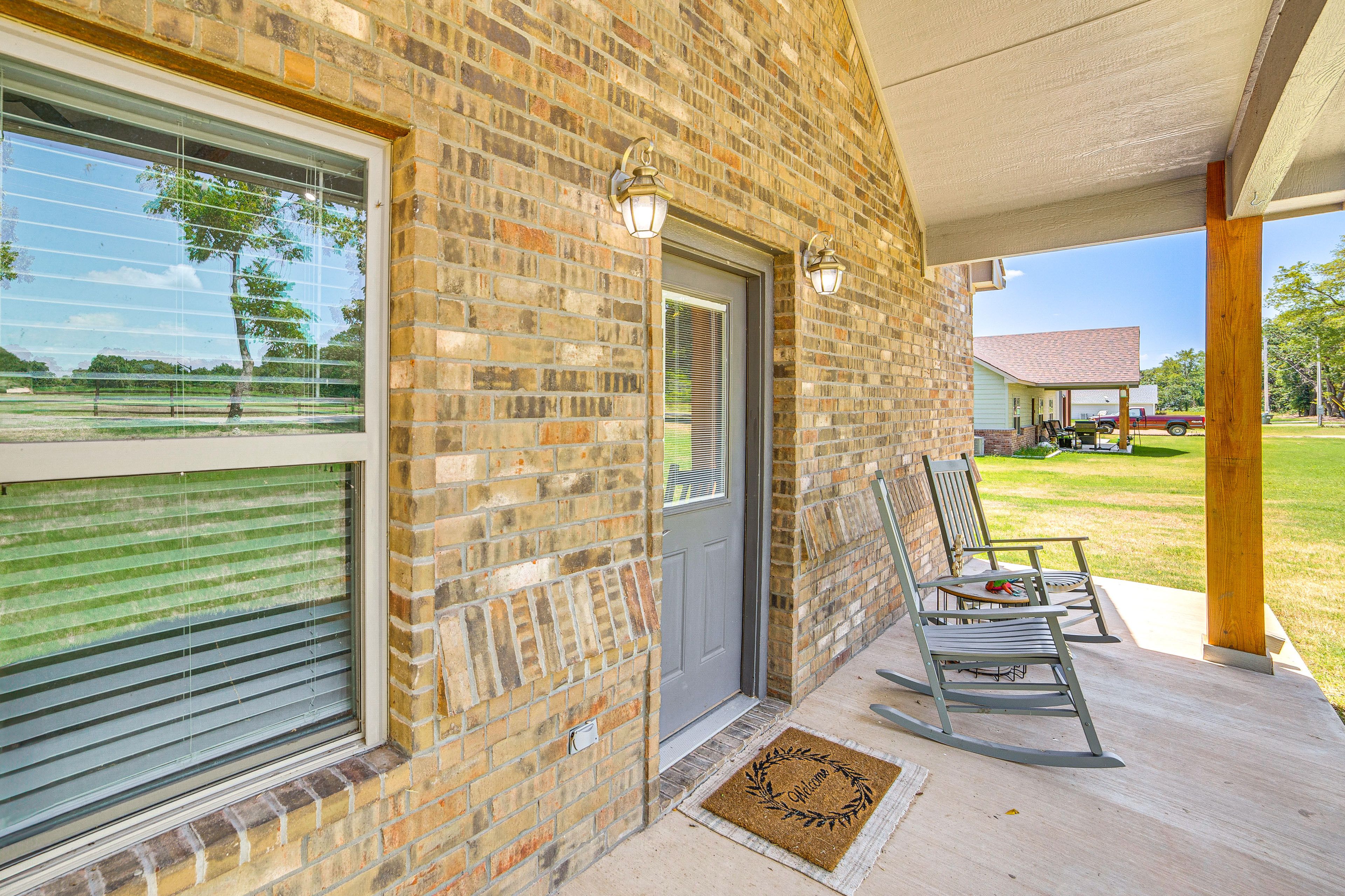 Covered Porch | 2 Rocking Chairs