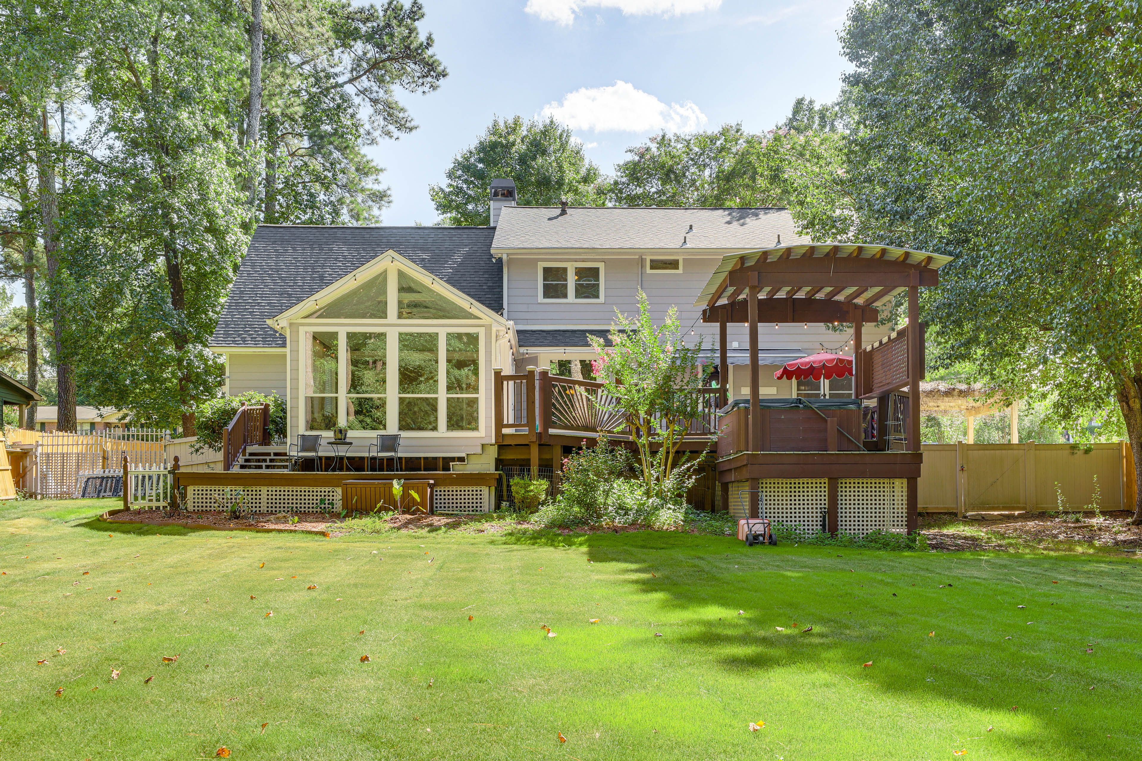 Fenced Backyard