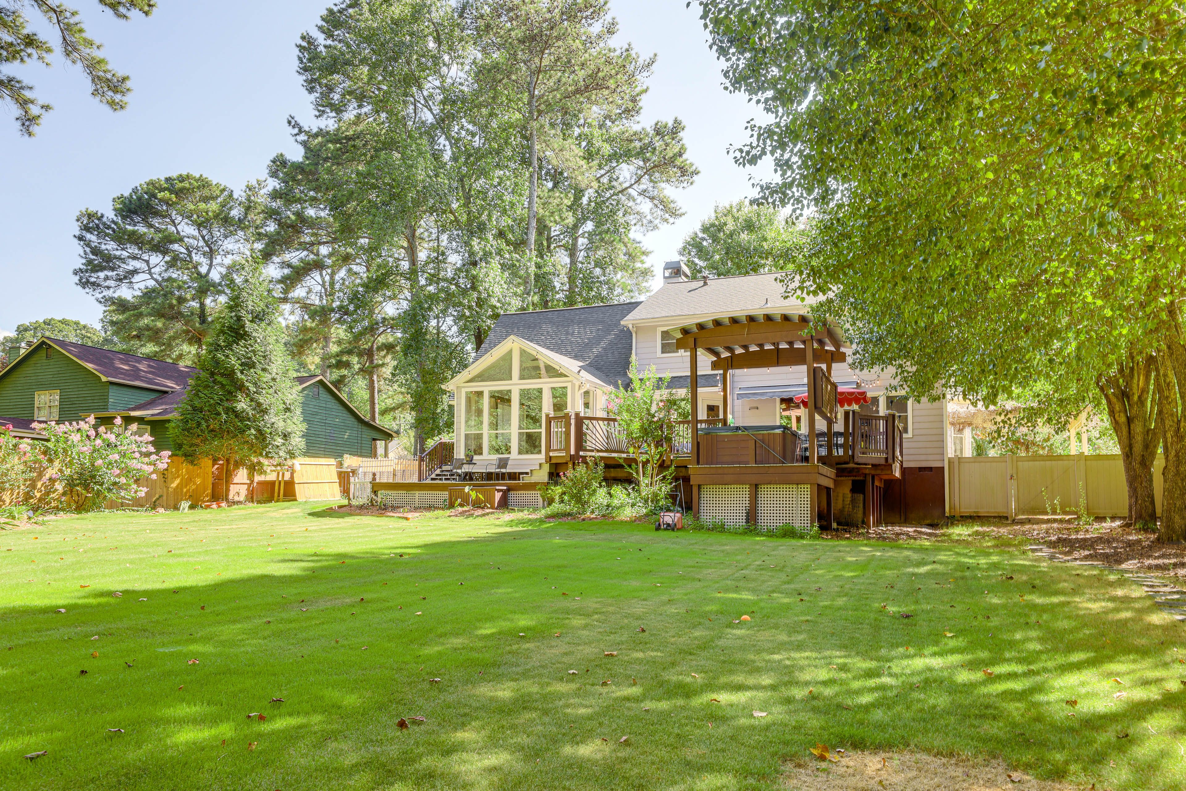 Fenced Backyard