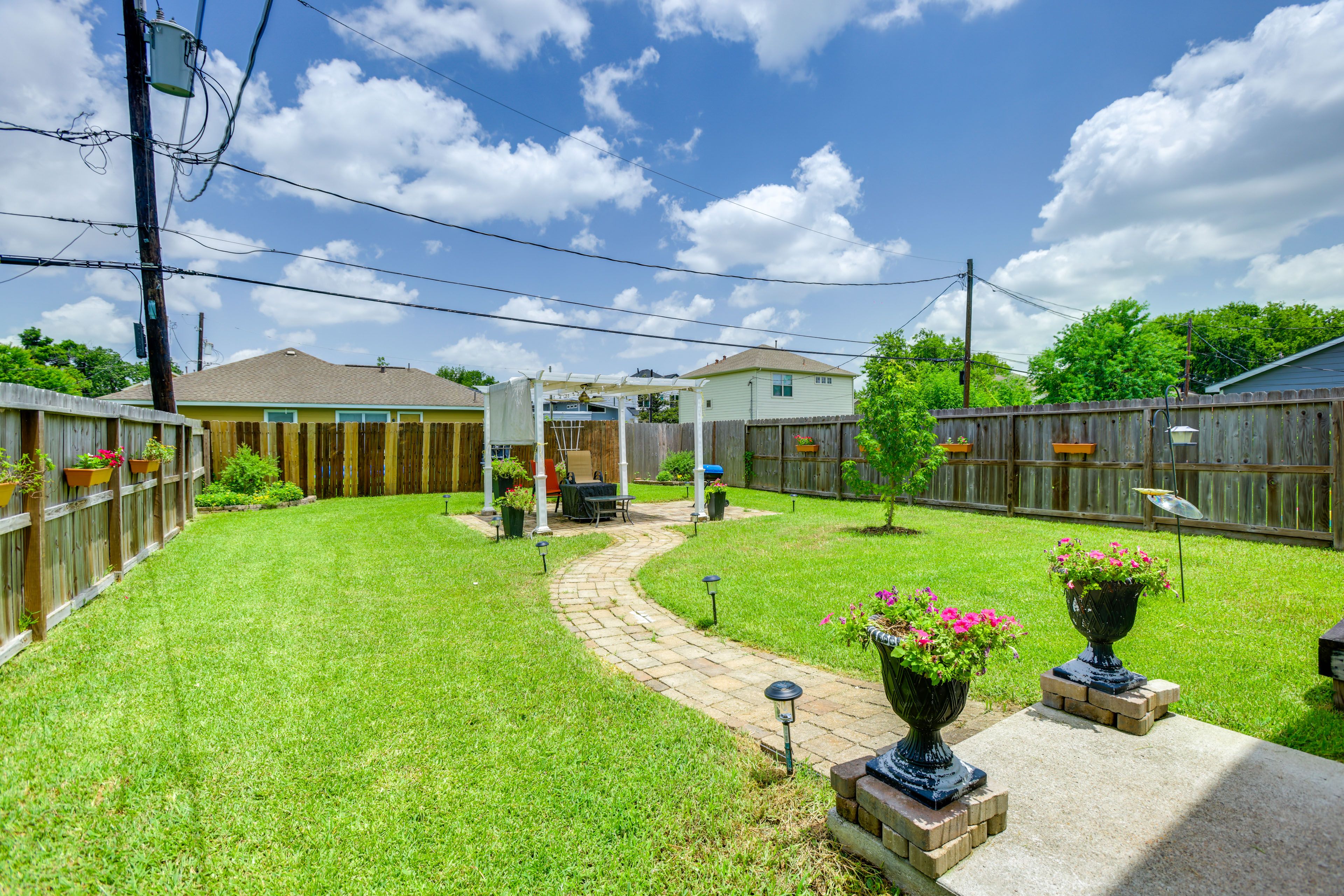 Fenced Backyard
