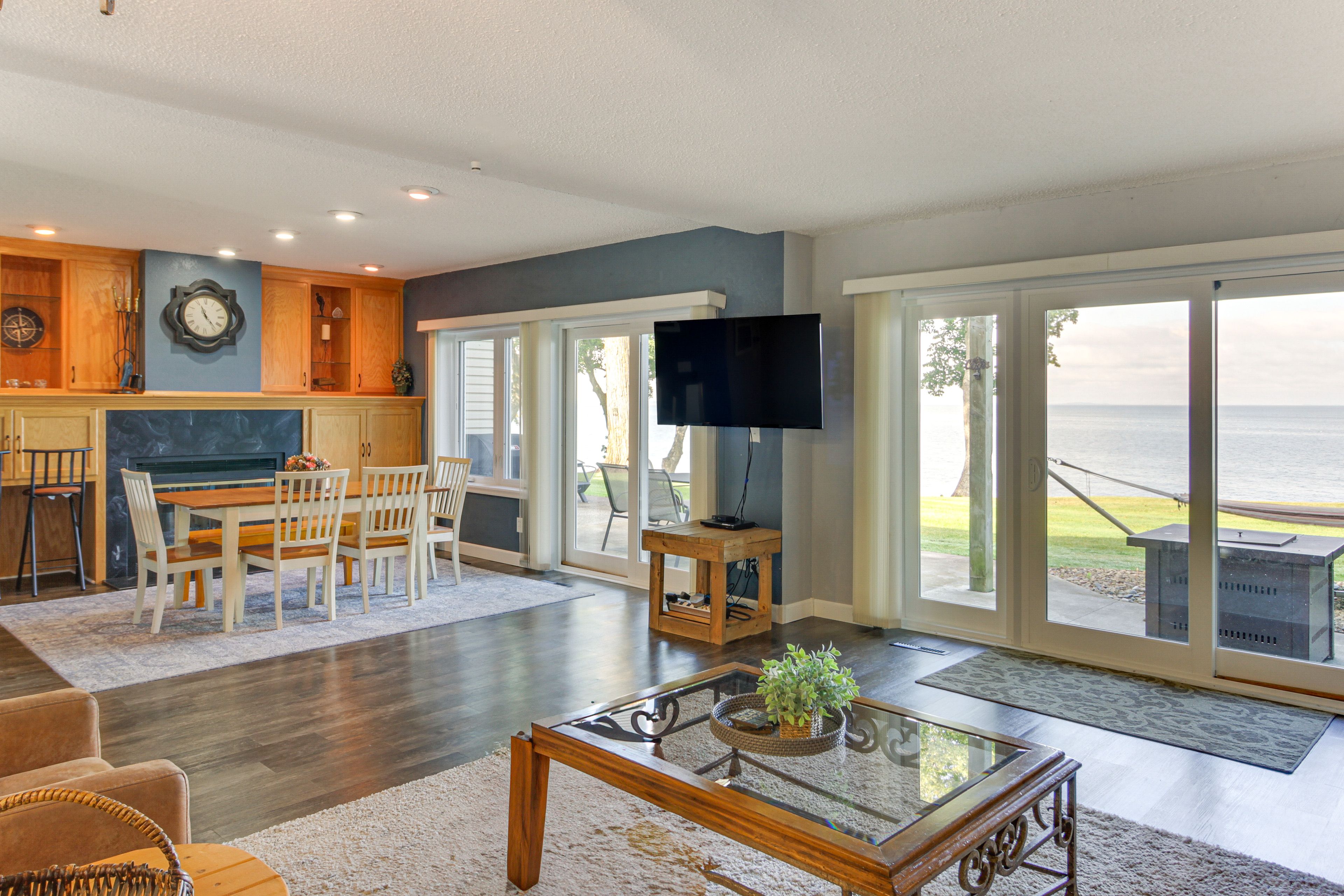 Property Interior | 1st Floor | Central A/C & Heat | Laptop-Friendly Workspace