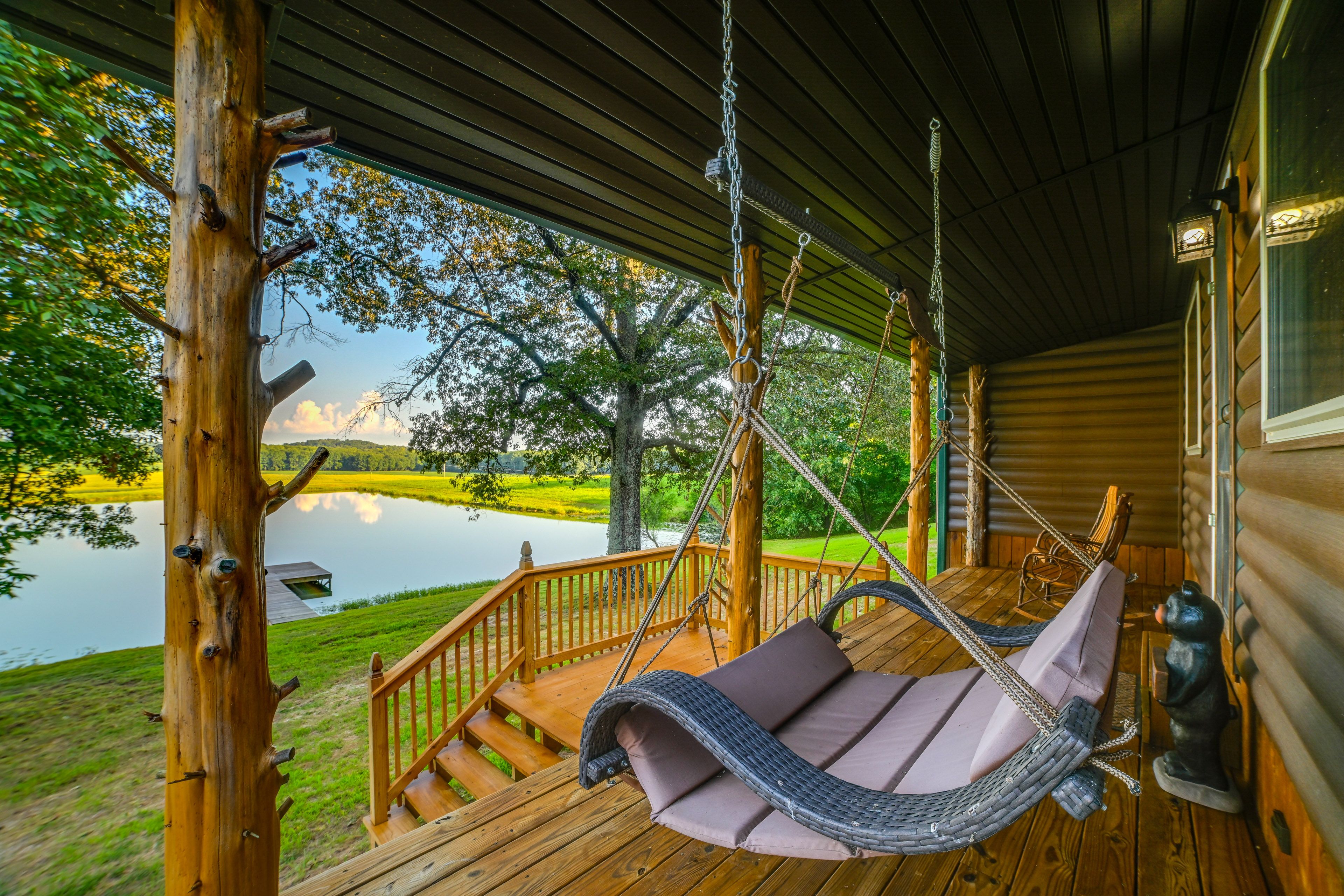 Front Porch | Lake Views | Swing | Seating
