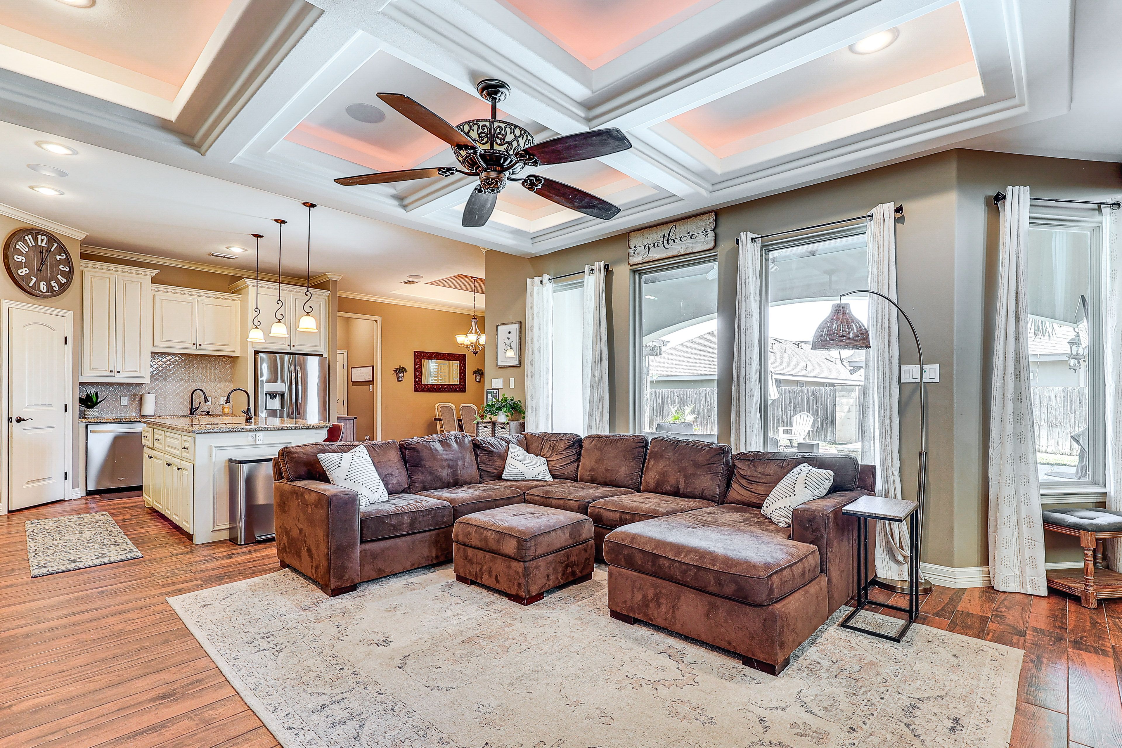 Living Space | 1st Floor | Free WiFi | Central A/C & Heat | Electric Fireplace