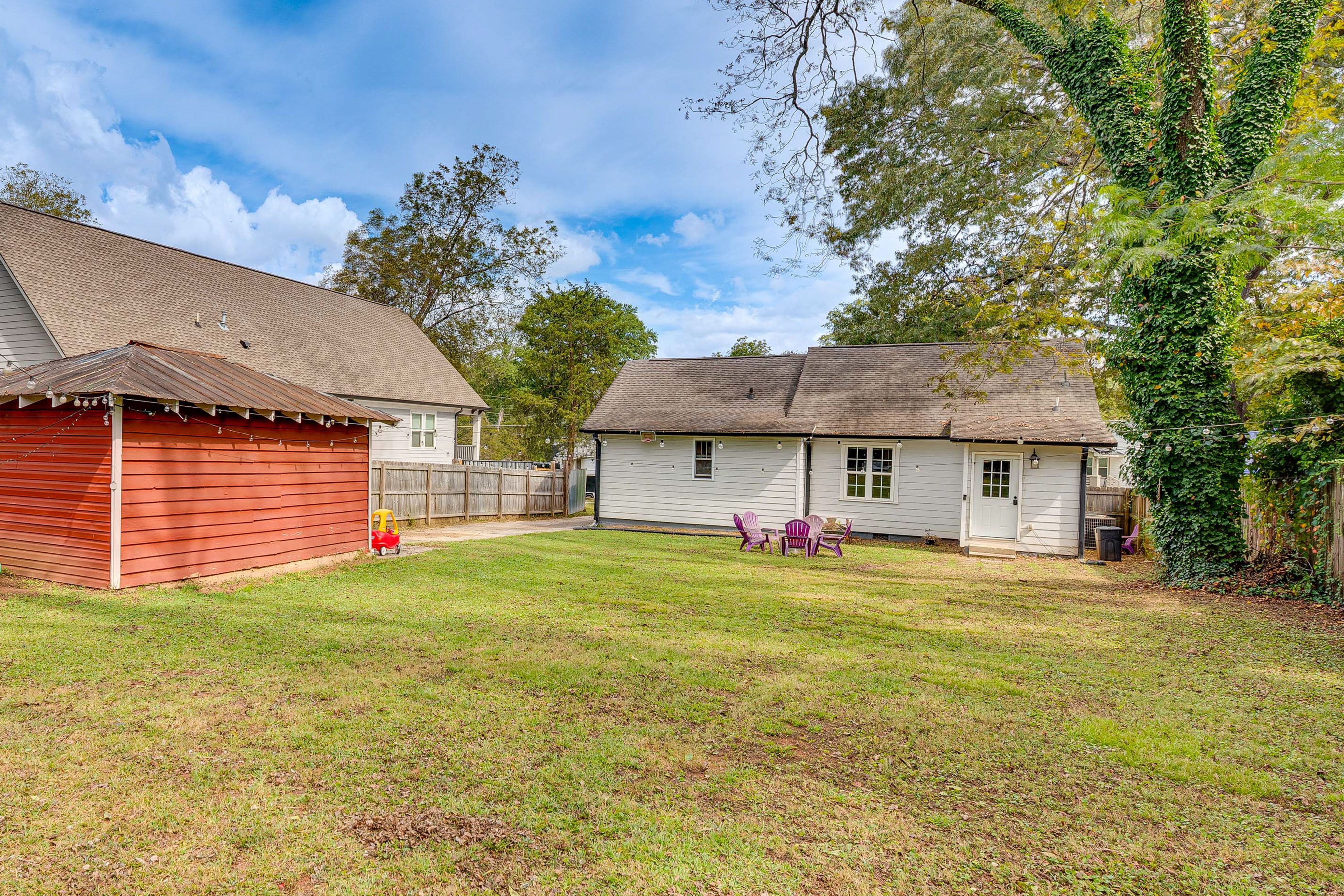 House Exterior | Fenced Backyard