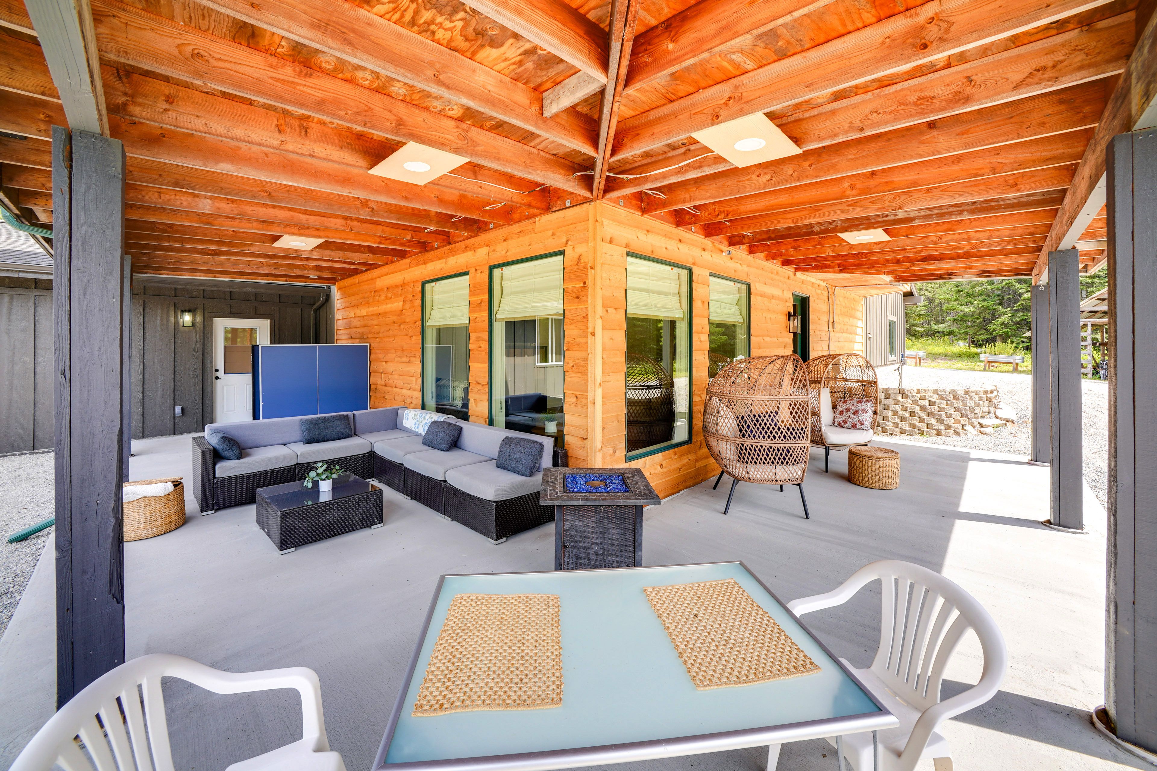 Lower Patio | Ping-Pong Table