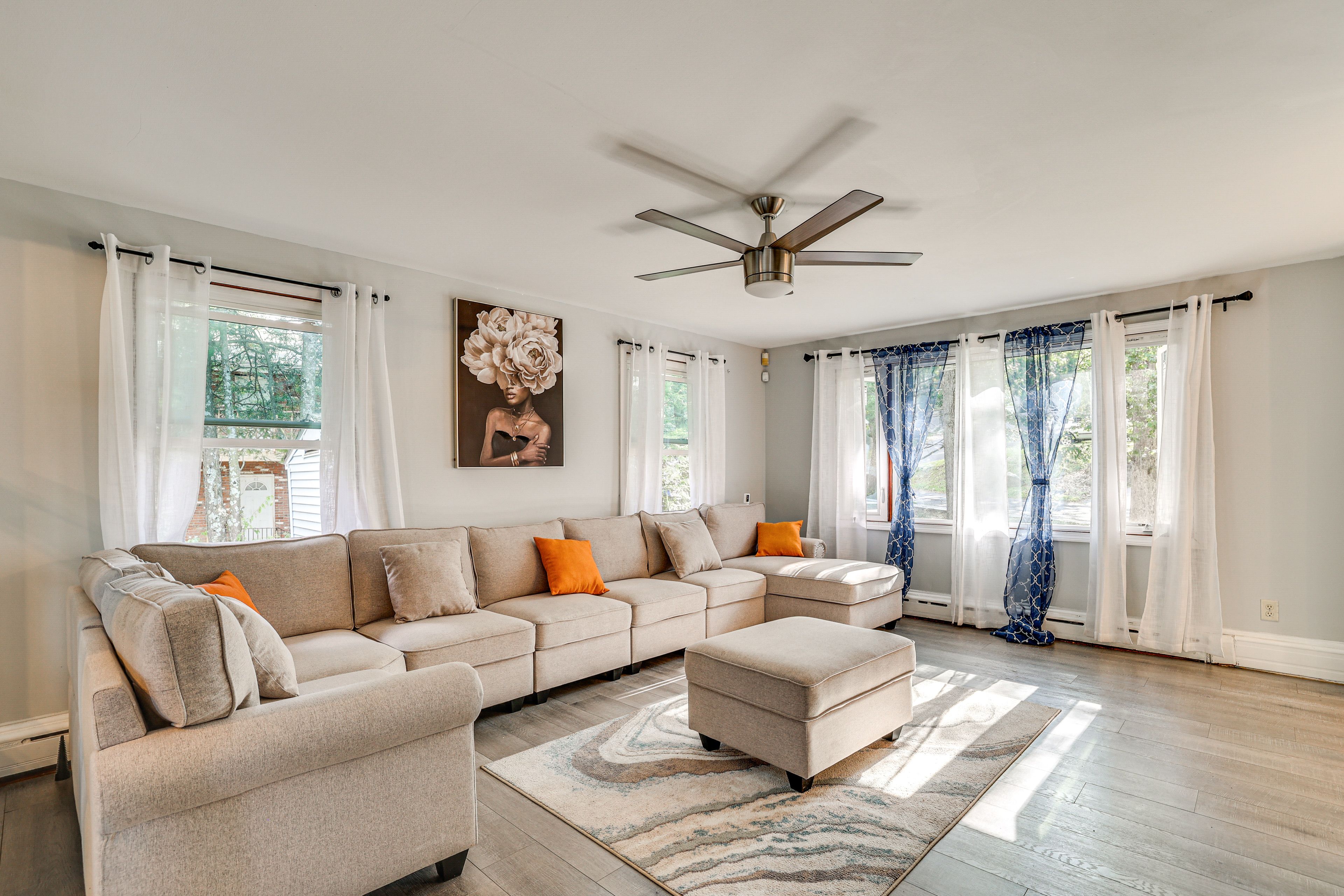 Living Area | TV | Electric Fireplace | Board Games | Main Floor