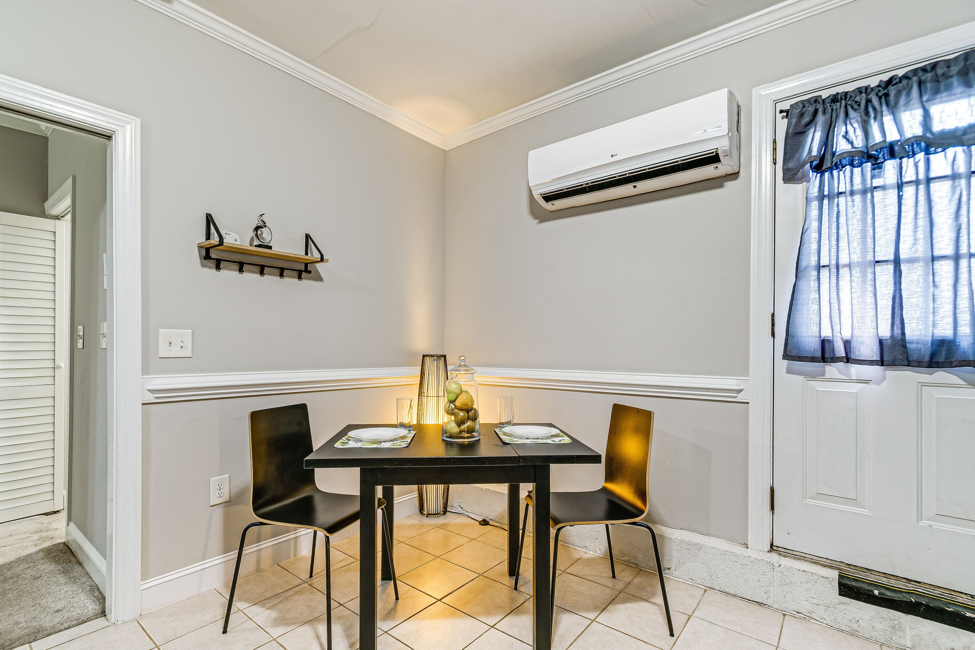 Dining Area | Dishware & Flatware | Mini-Split A/C & Heat
