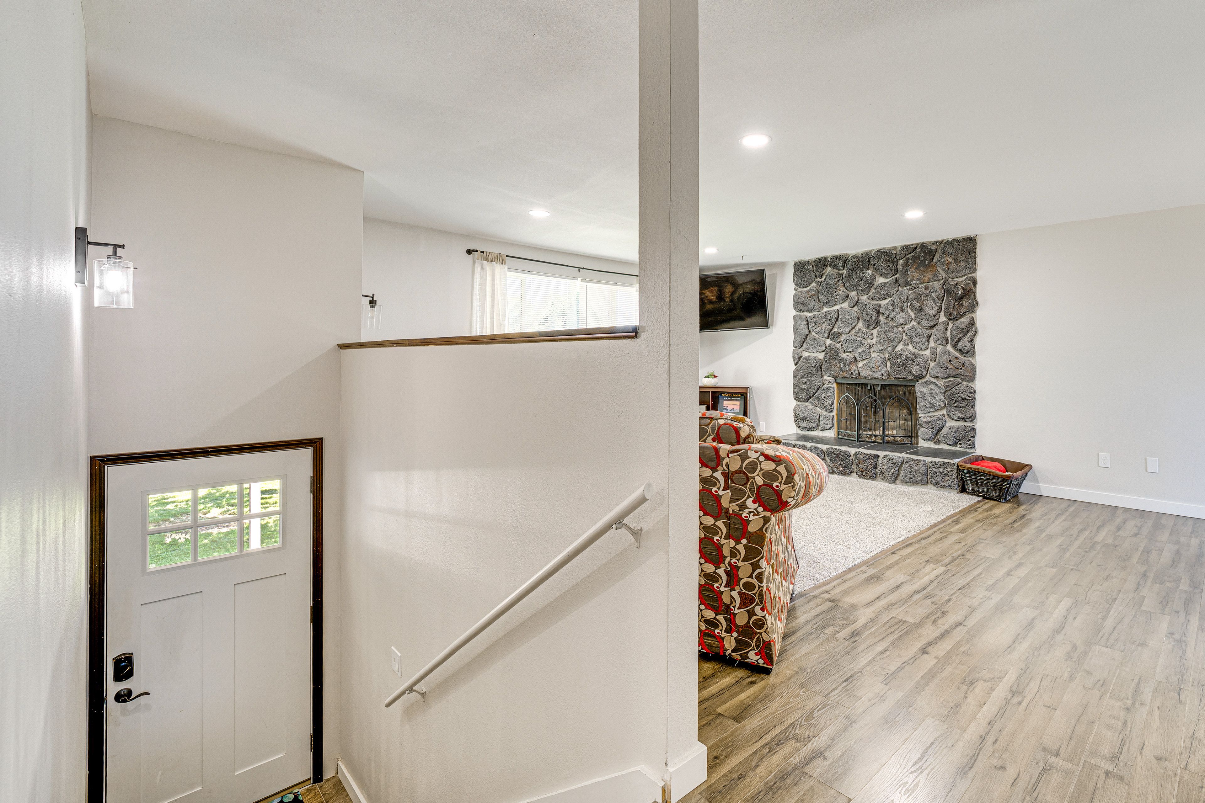 Interior Stairs to Access Unit