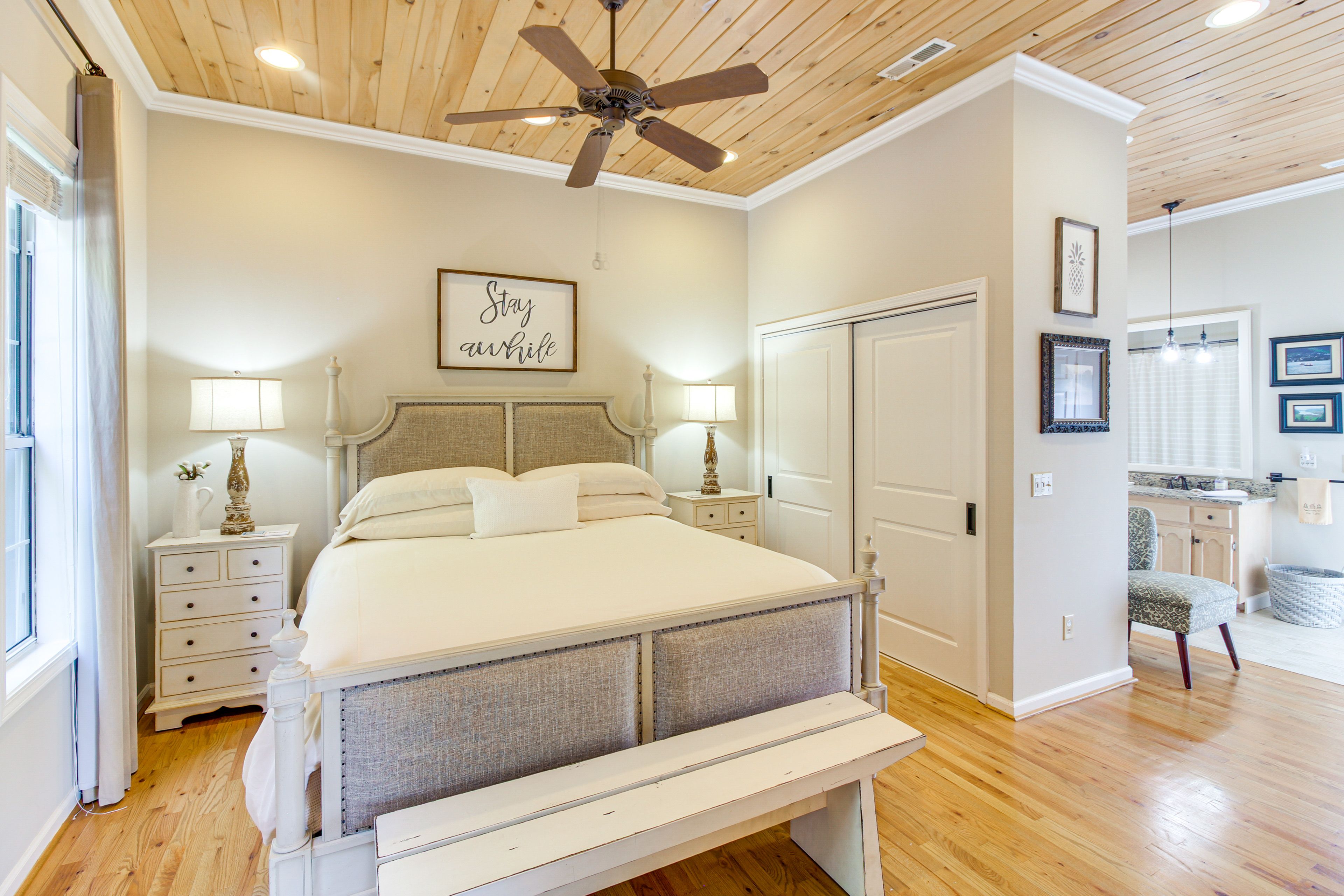 Bedroom 1 | King Bed | Linens Provided | Main Level