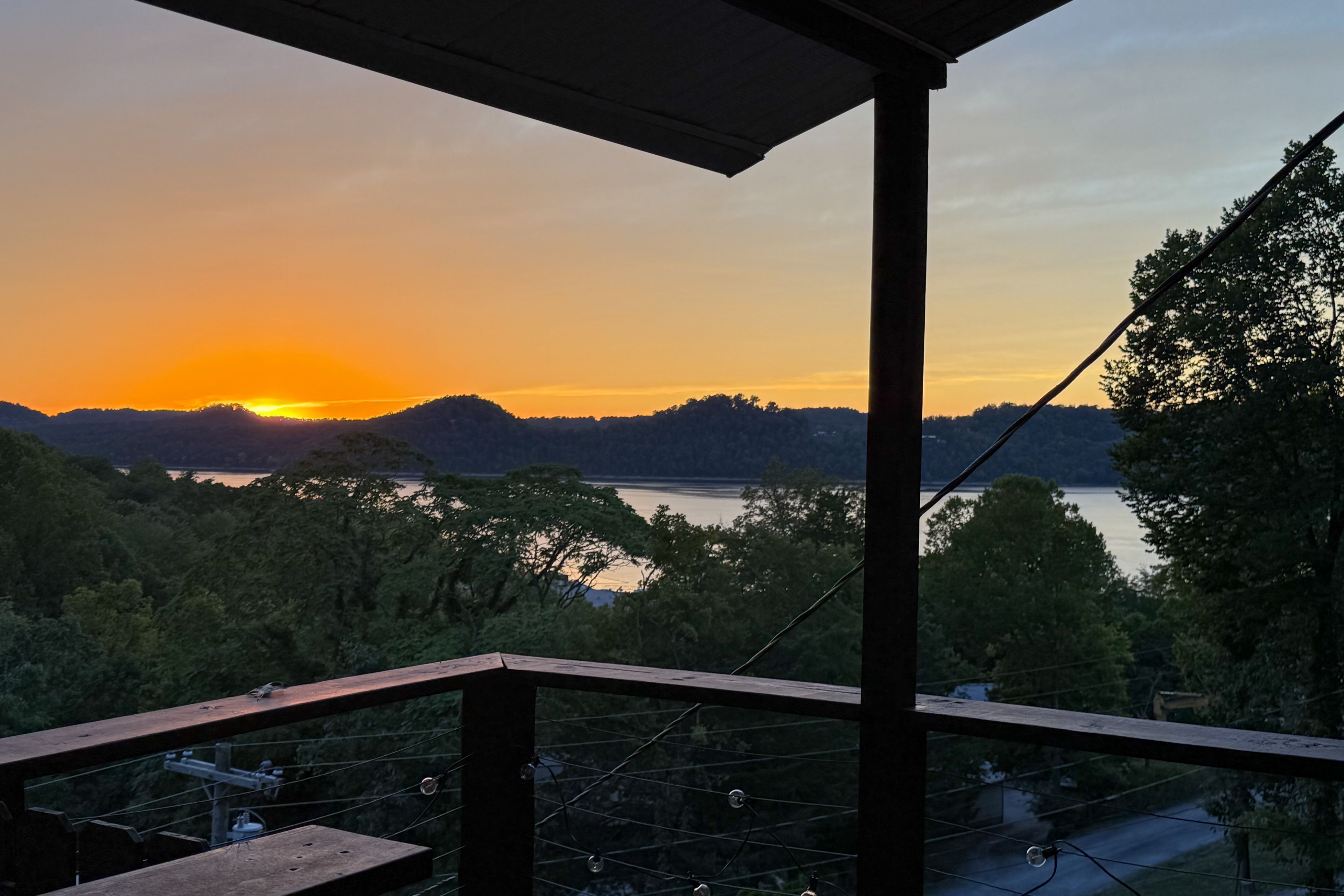 Sunset Views From Deck